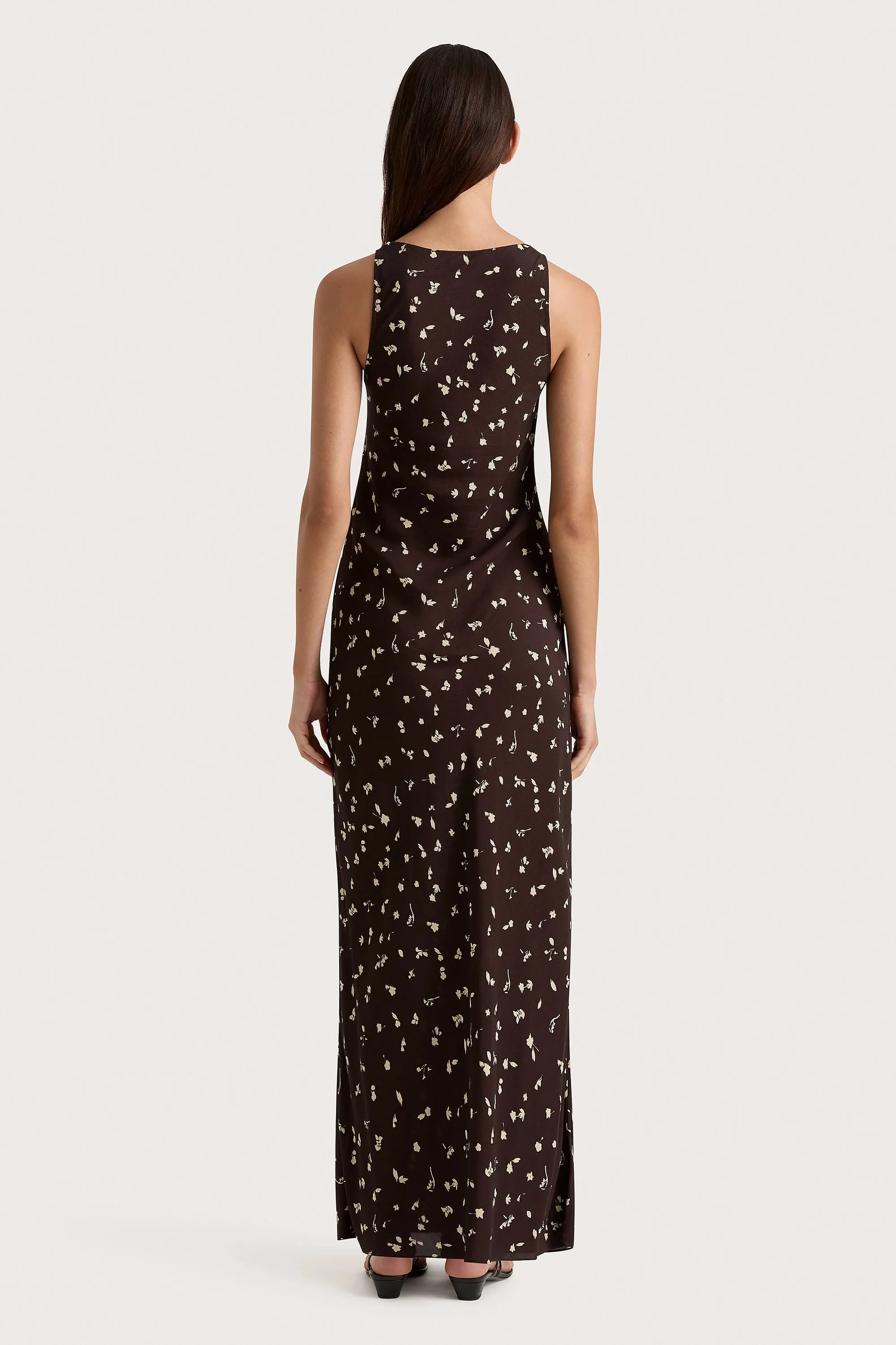 Silya Maxi Dress Clover Brown - Final Sale sold by Faithfull the Brand product image thumbnail 4
