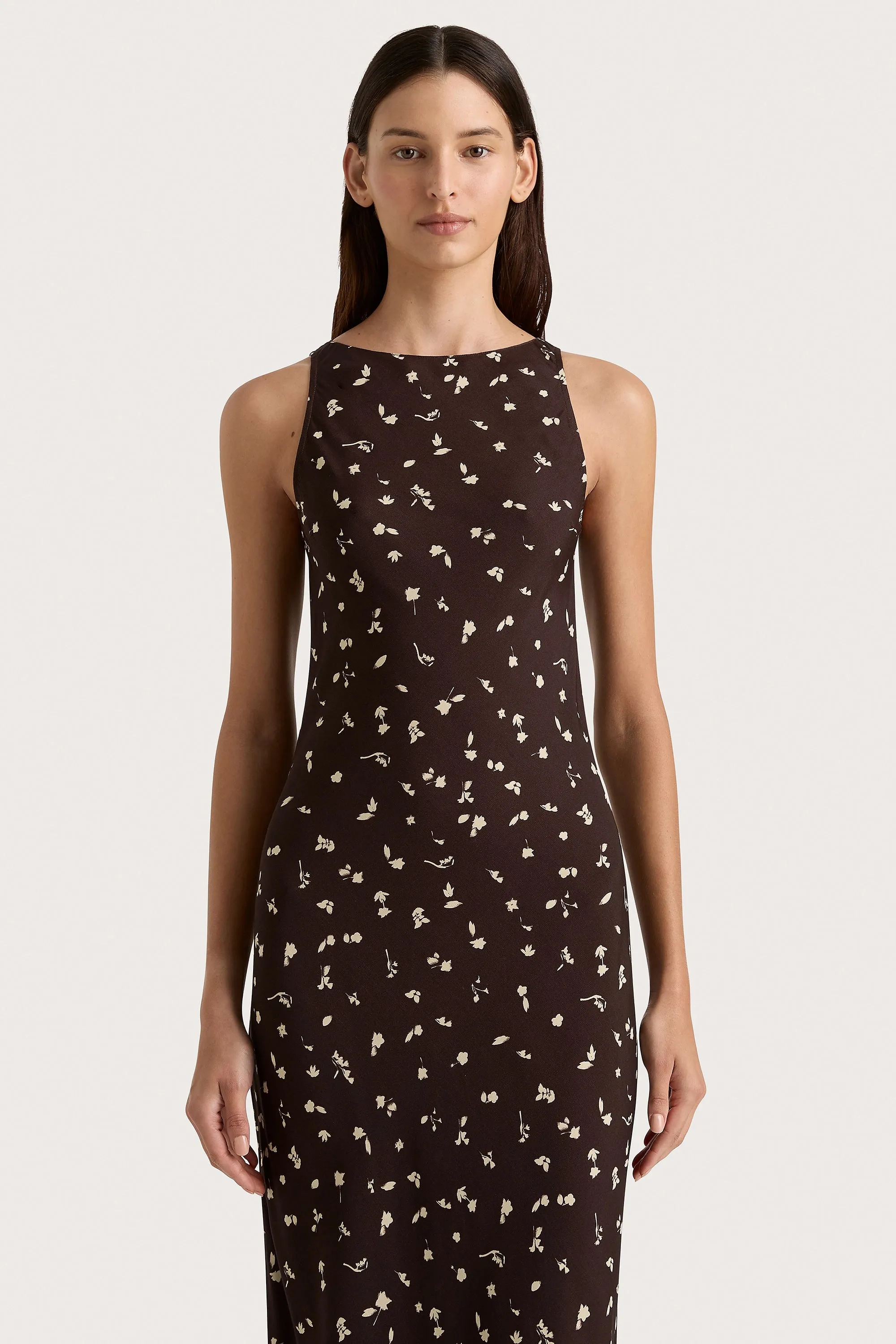 Silya Maxi Dress Clover Brown - Final Sale sold by Faithfull the Brand product image thumbnail 2