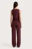 Emilie Trouser Bordeaux - Final Sale sold by Faithfull the Brand