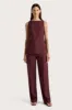 Emilie Trouser Bordeaux - Final Sale sold by Faithfull the Brand
