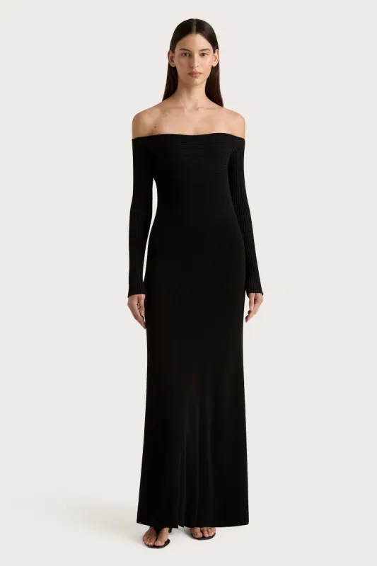 Selene Knit Maxi Dress Black - Final Sale sold by Faithfull the Brand