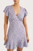 Alba Mini Dress Amaryllis Floral Blue - Final Sale sold by Faithfull the Brand
