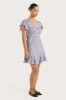 Alba Mini Dress Amaryllis Floral Blue - Final Sale sold by Faithfull the Brand