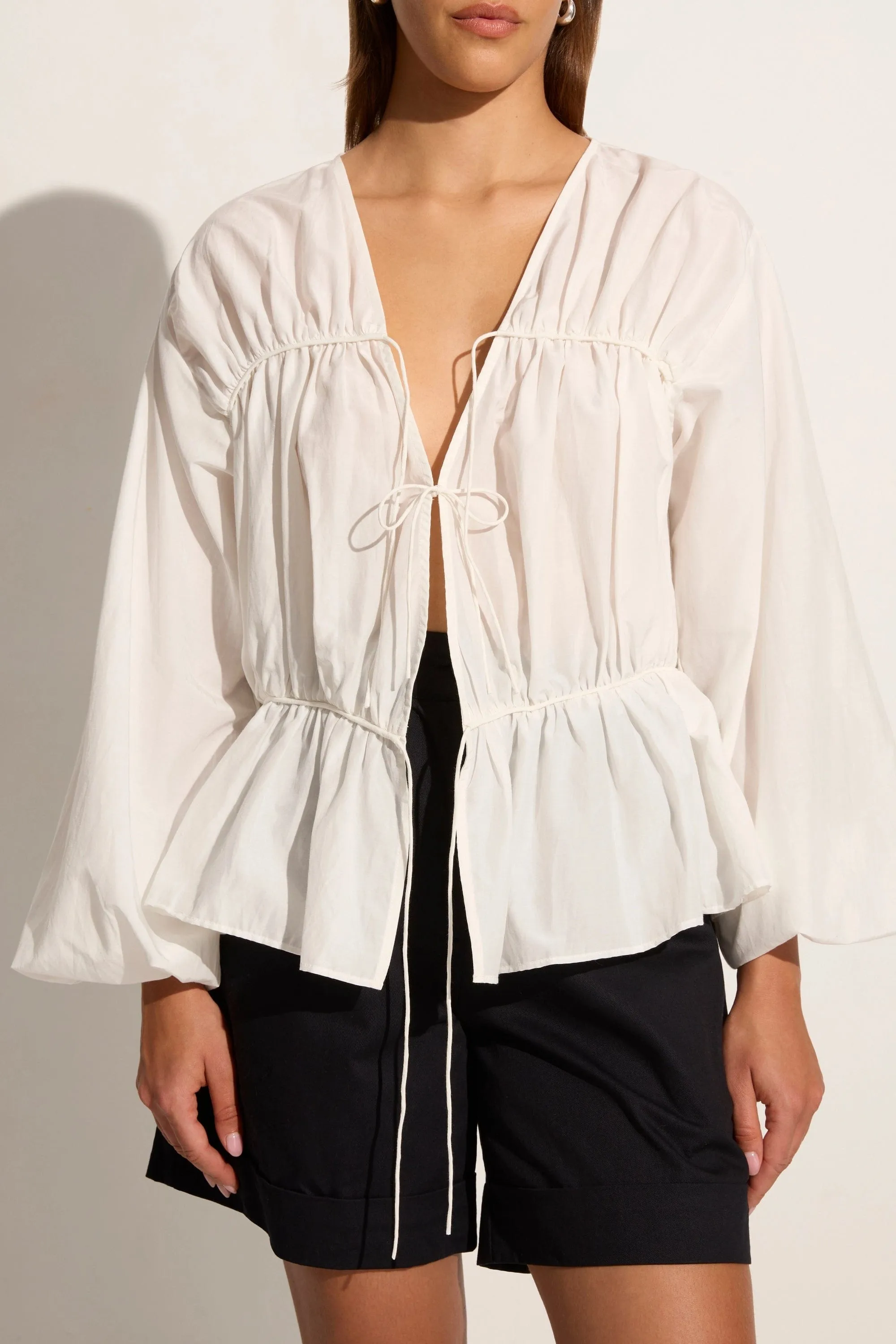 Mondello Top White sold by Faithfull the Brand product image thumbnail 3