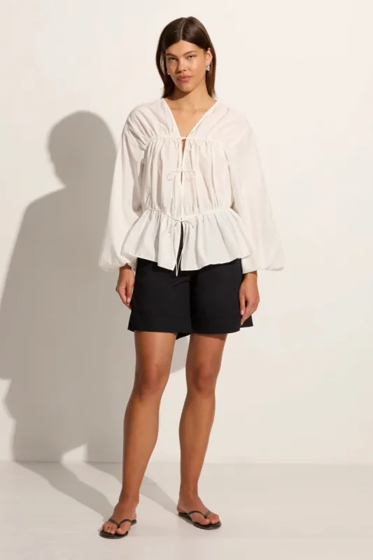 Mondello Top White sold by Faithfull the Brand