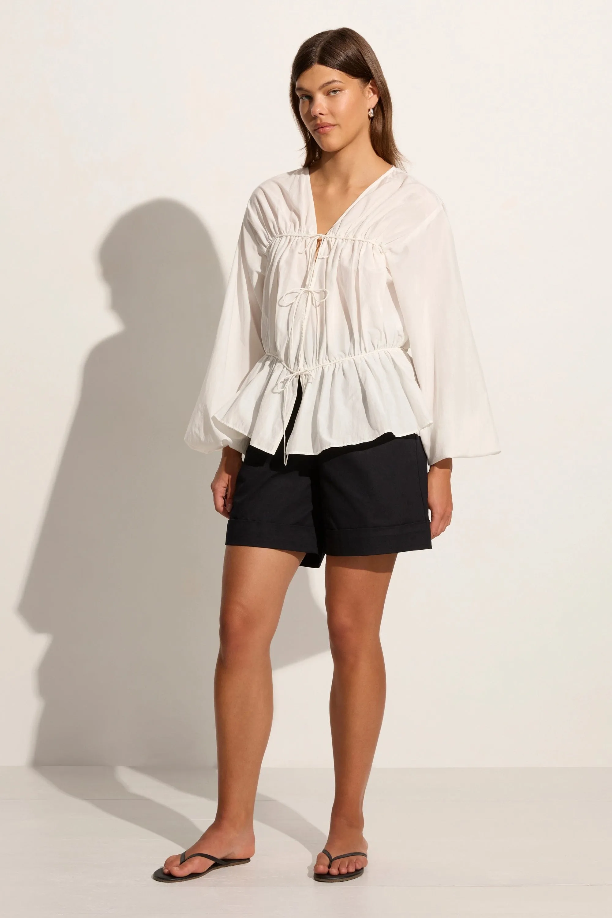 Mondello Top White sold by Faithfull the Brand product image thumbnail 4