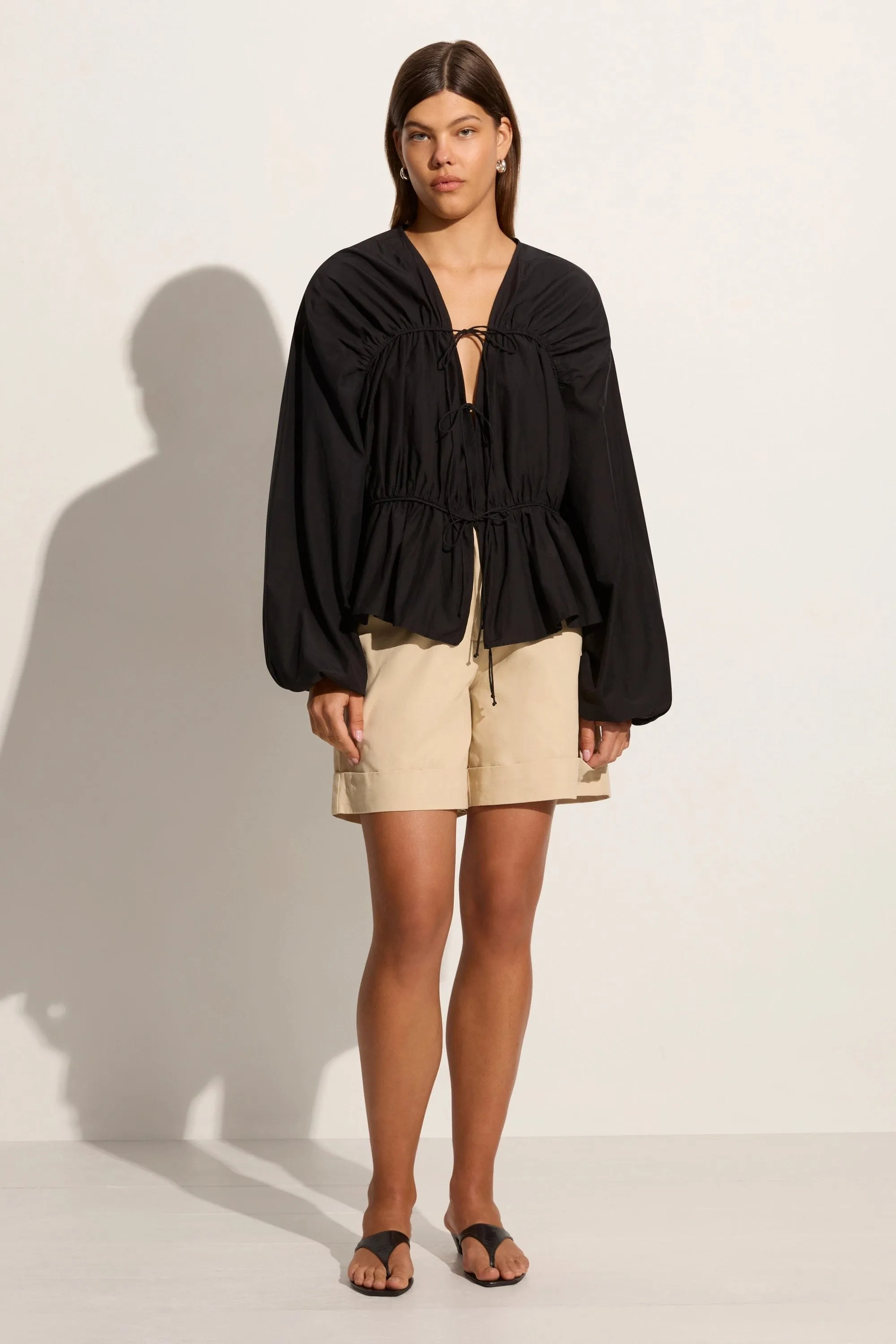 Mondello Top Black sold by Faithfull the Brand