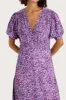 Bellavista Midi Dress Meander Micro Purple - Final Sale sold by Faithfull the Brand