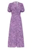Bellavista Midi Dress Meander Micro Purple - Final Sale sold by Faithfull the Brand