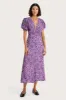 Bellavista Midi Dress Meander Micro Purple - Final Sale sold by Faithfull the Brand