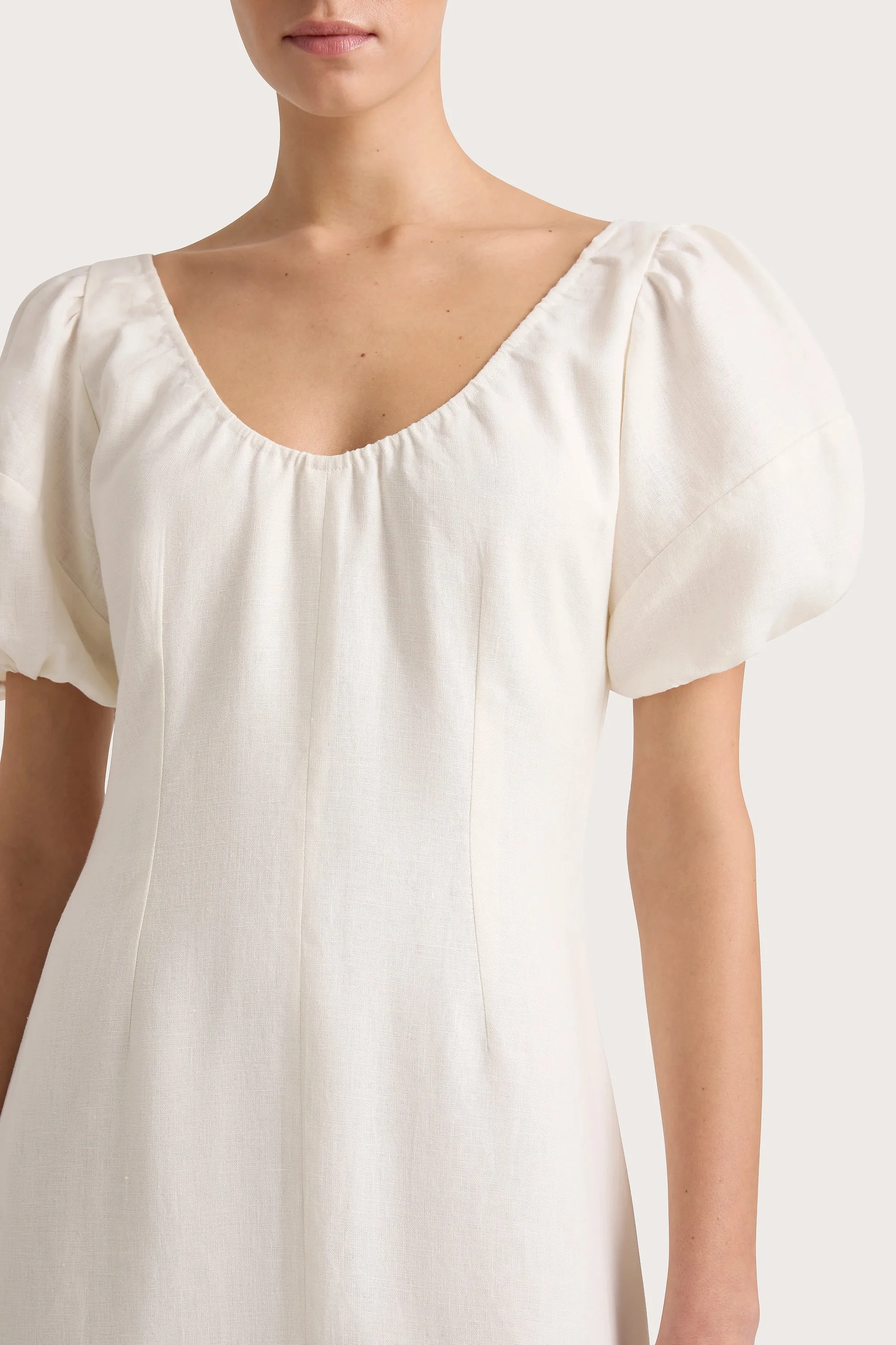 Vence Midi Dress White sold by Faithfull the Brand product image thumbnail 2