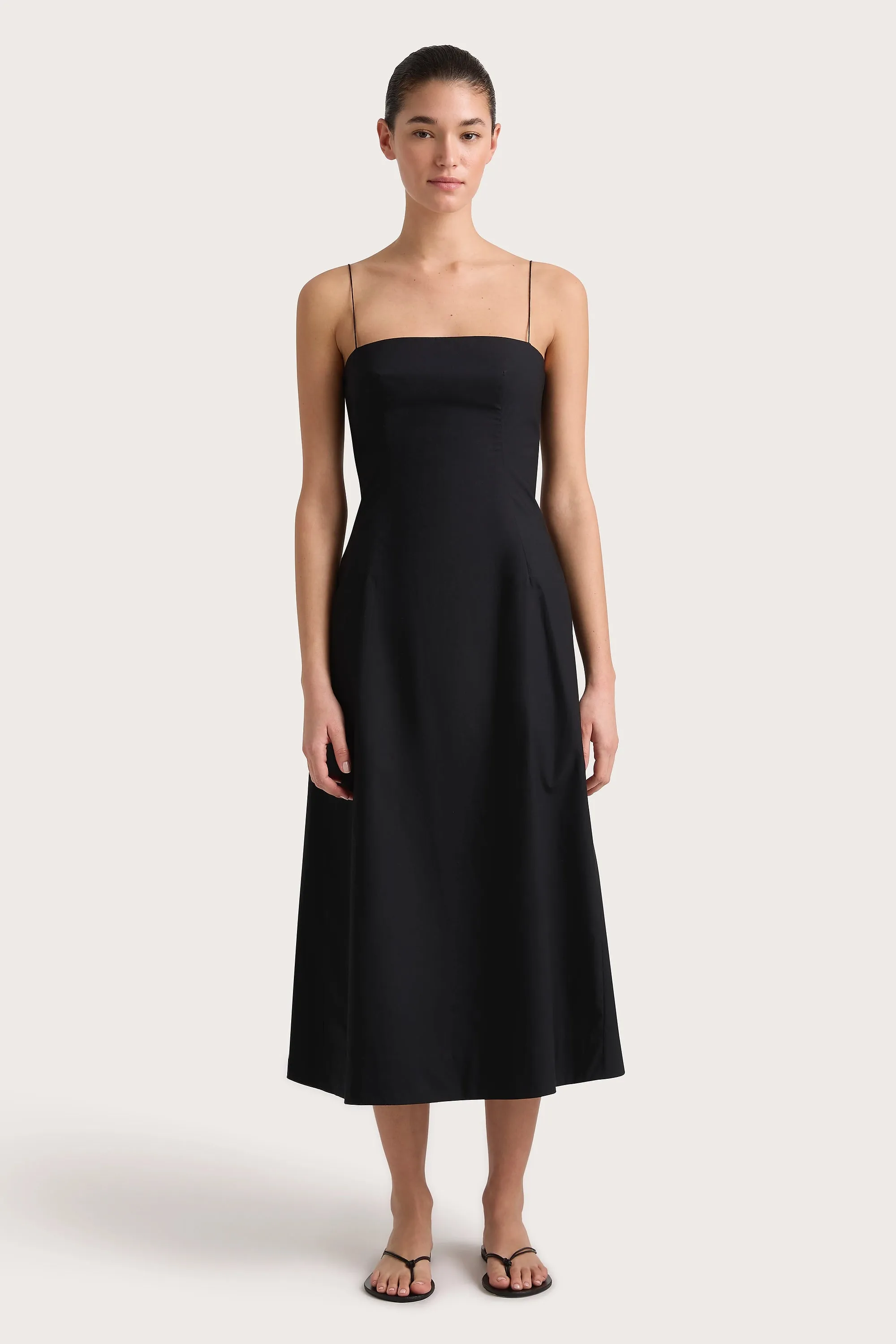 Ostano Midi Dress Black - Final Sale sold by Faithfull the Brand