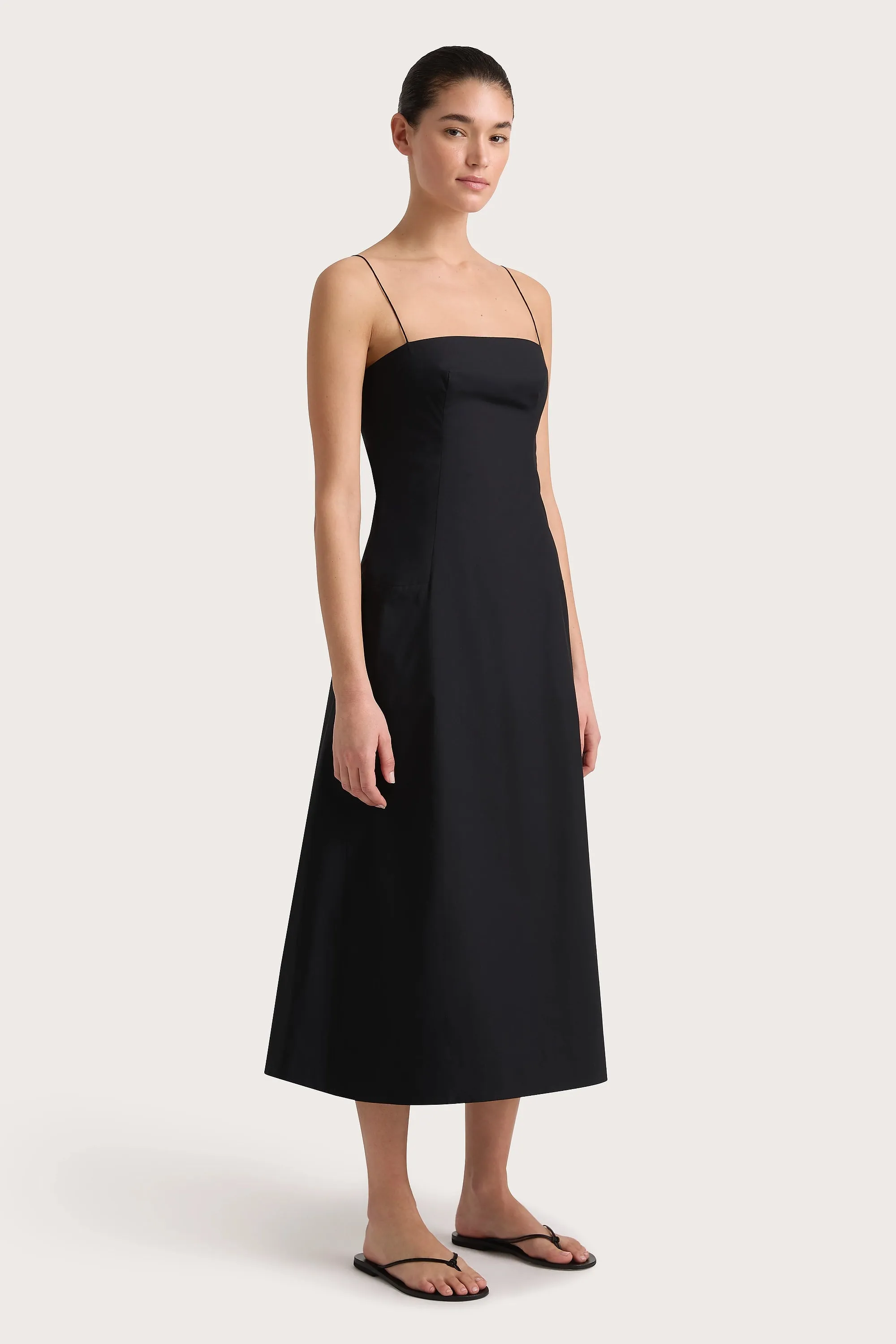 Ostano Midi Dress Black - Final Sale sold by Faithfull the Brand product image thumbnail 3