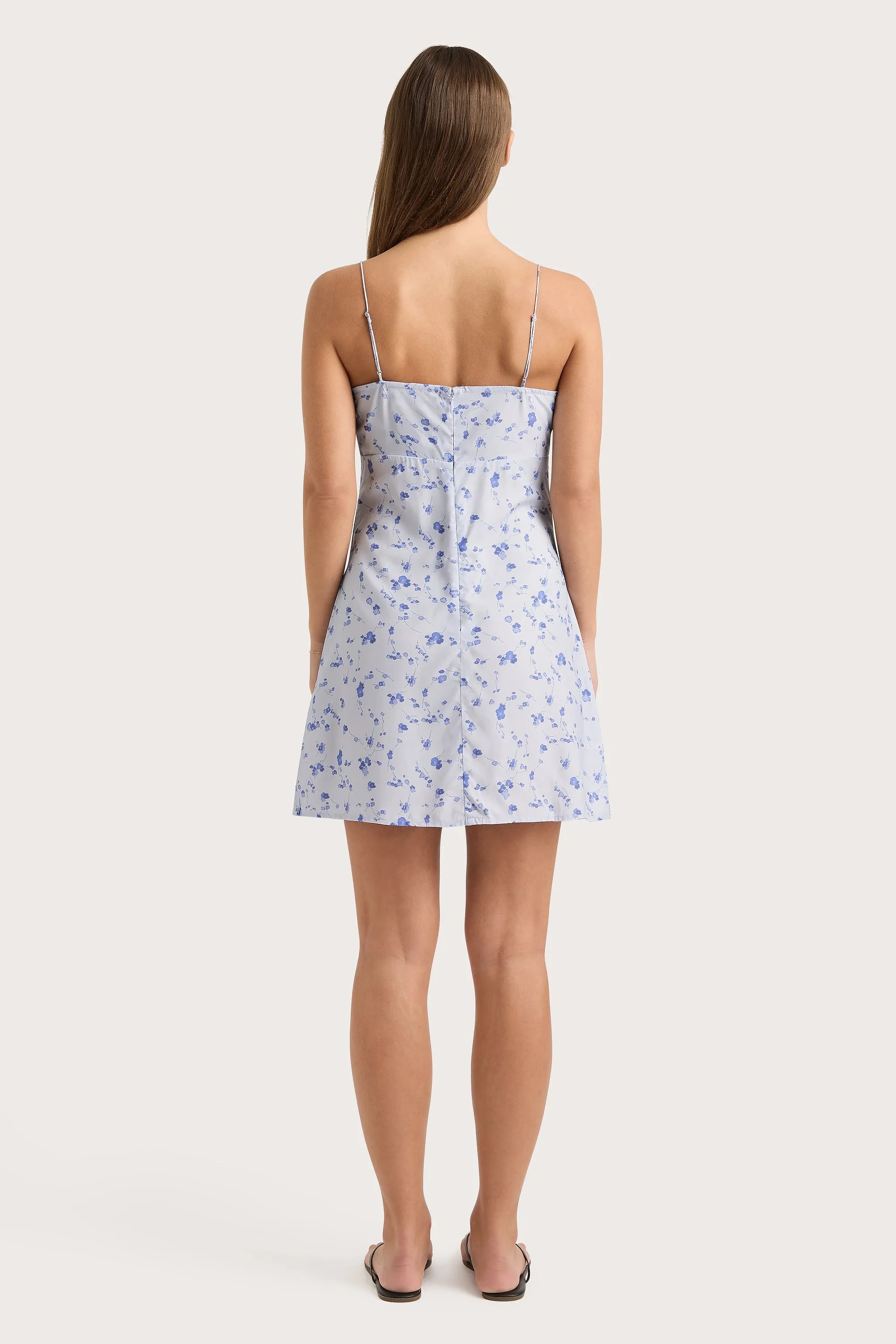 Pau Mini Dress Blossom Blue - Final Sale sold by Faithfull the Brand product image thumbnail 4