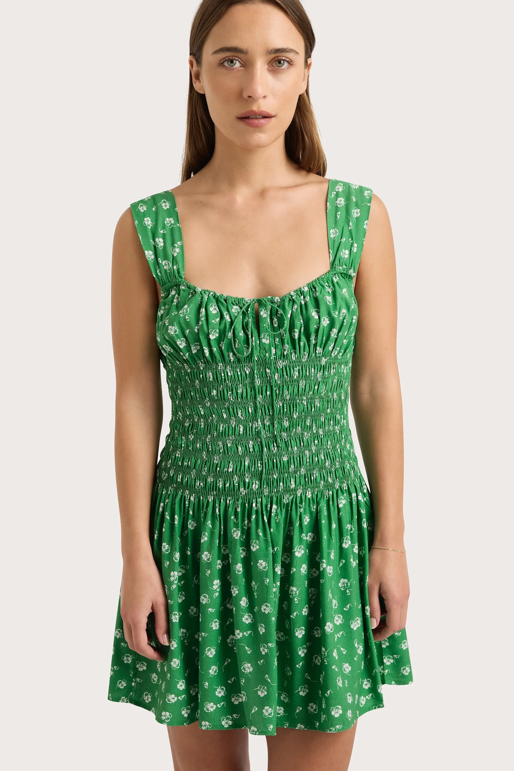 Yerres Mini Dress Green - Final Sale sold by Faithfull the Brand product image thumbnail 5