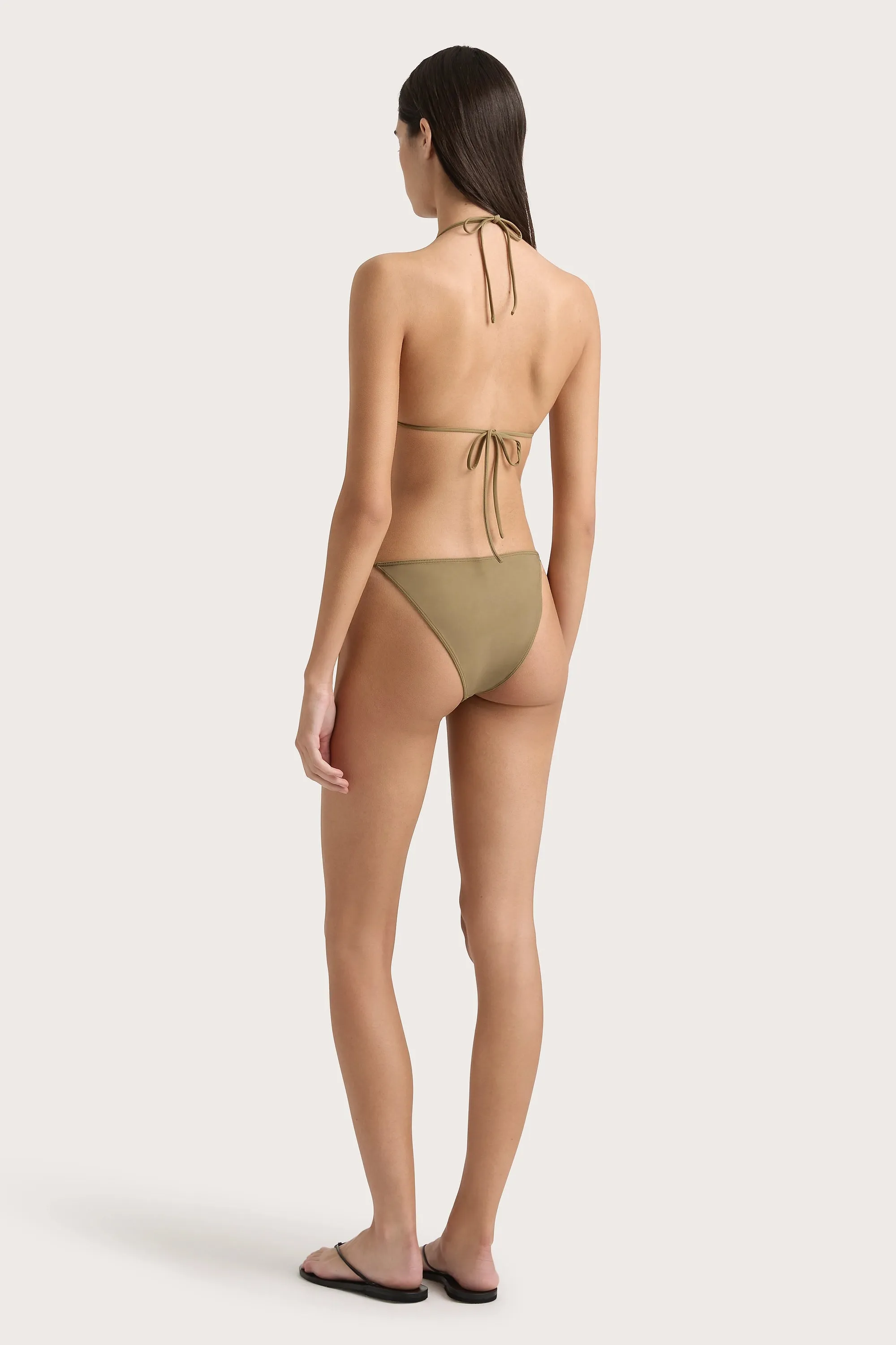 Sete Bikini Top Khaki - Final Sale sold by Faithfull the Brand product image thumbnail 4