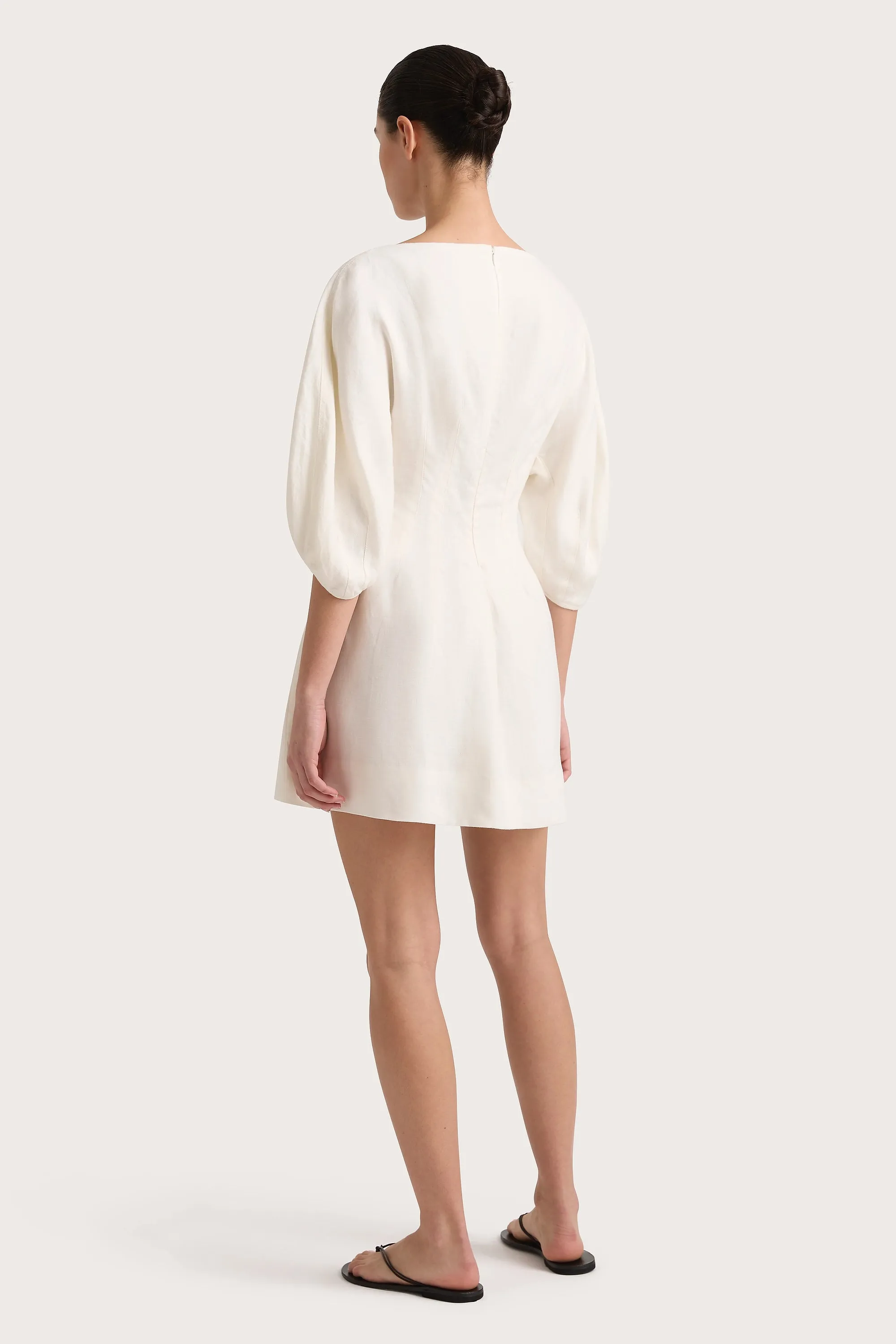 Lowen Mini Dress White - Final Sale sold by Faithfull the Brand product image thumbnail 4