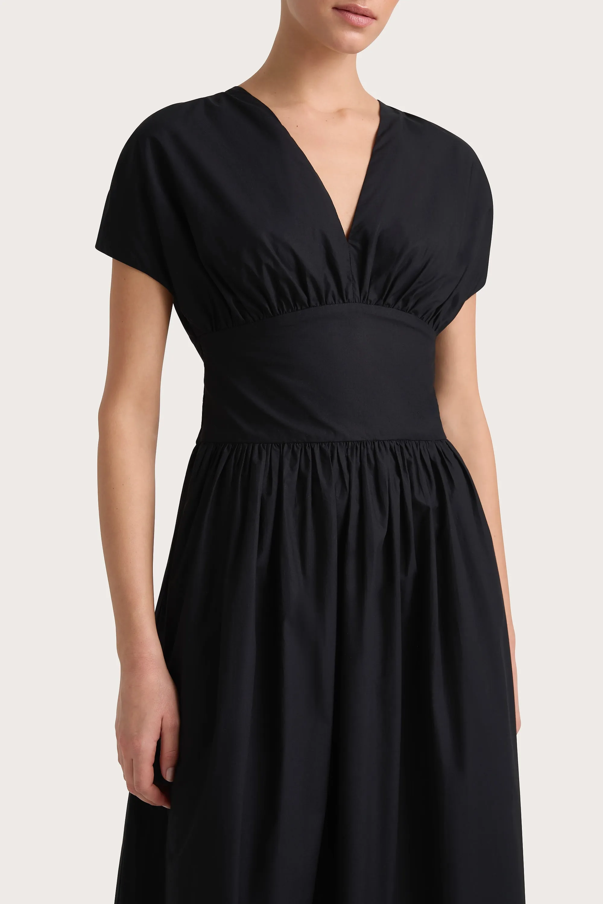 Auve Midi Dress Black sold by Faithfull the Brand product image thumbnail 4