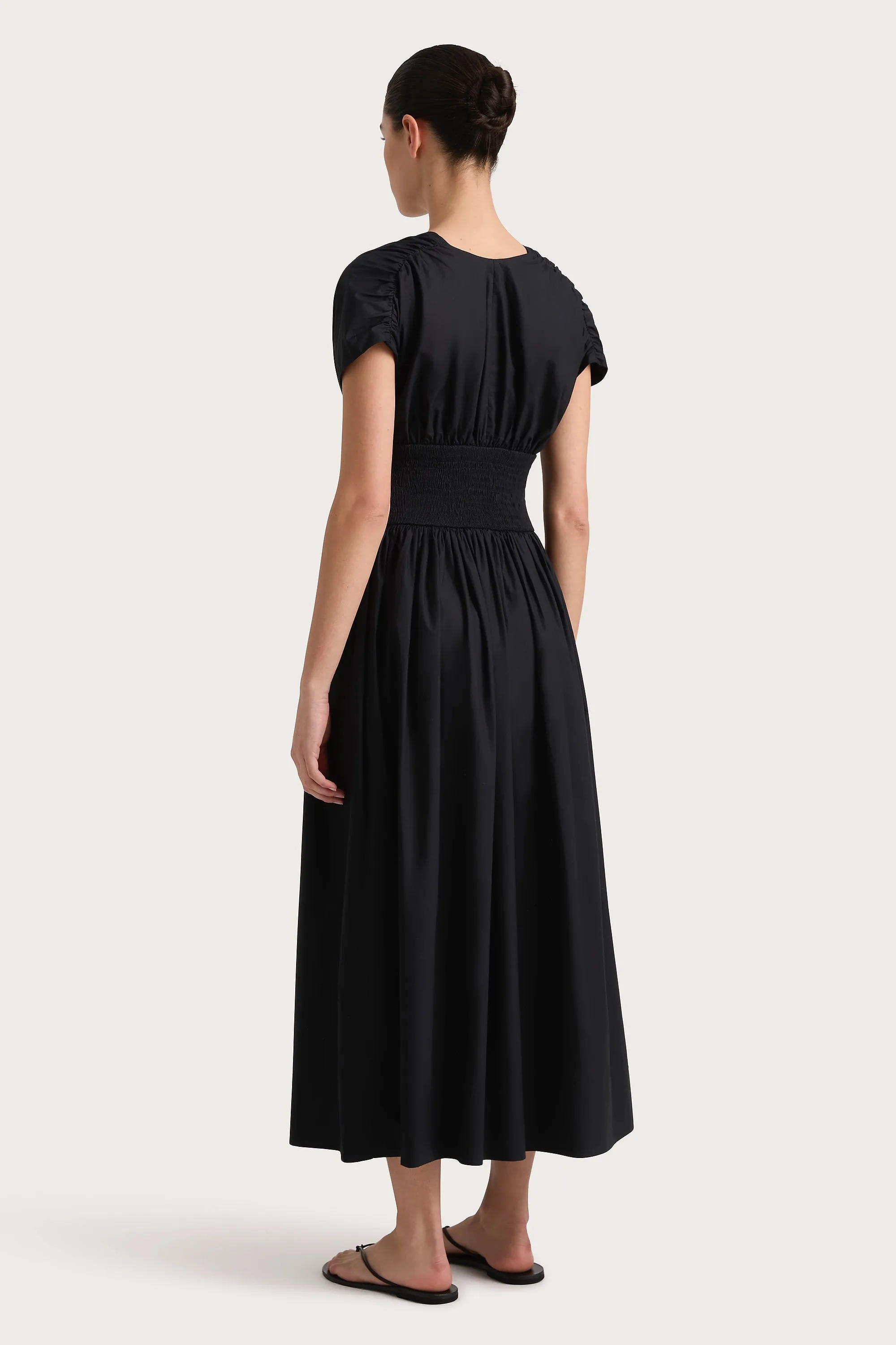 Auve Midi Dress Black sold by Faithfull the Brand product image thumbnail 5