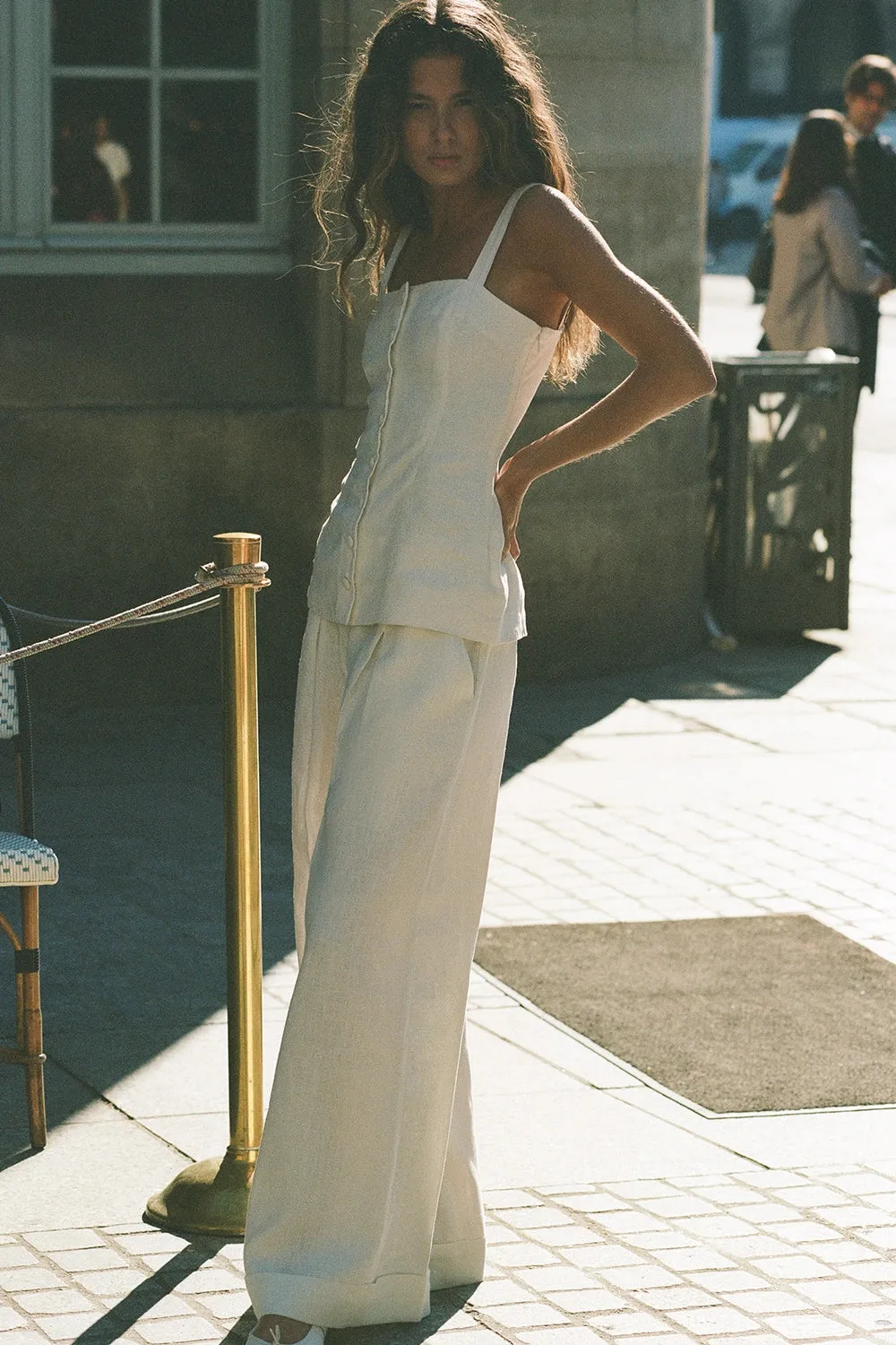 Clove Trouser White - Final Sale sold by Faithfull the Brand product image thumbnail 2