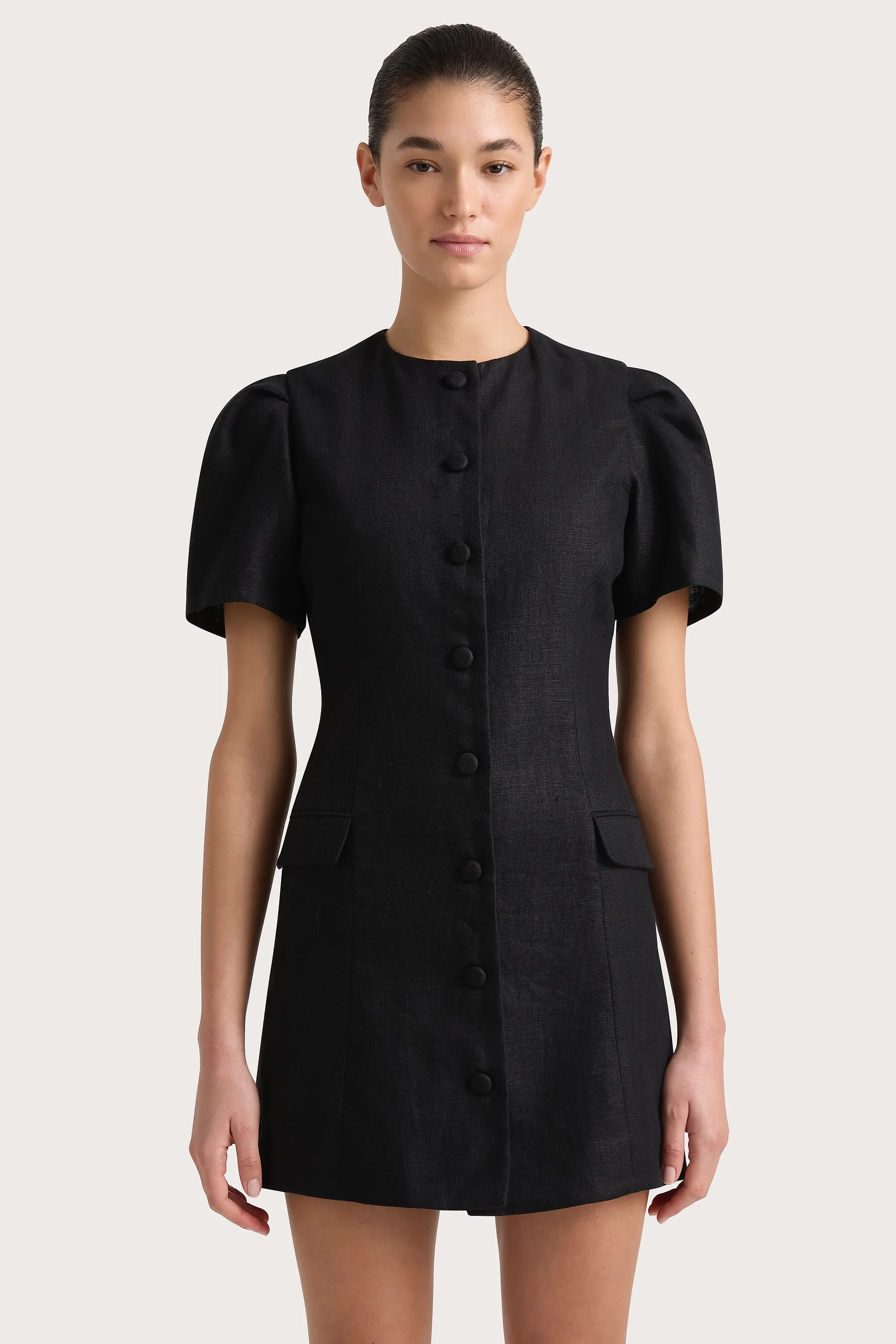 Emma Mini Dress Black - Final Sale sold by Faithfull the Brand product image thumbnail 3
