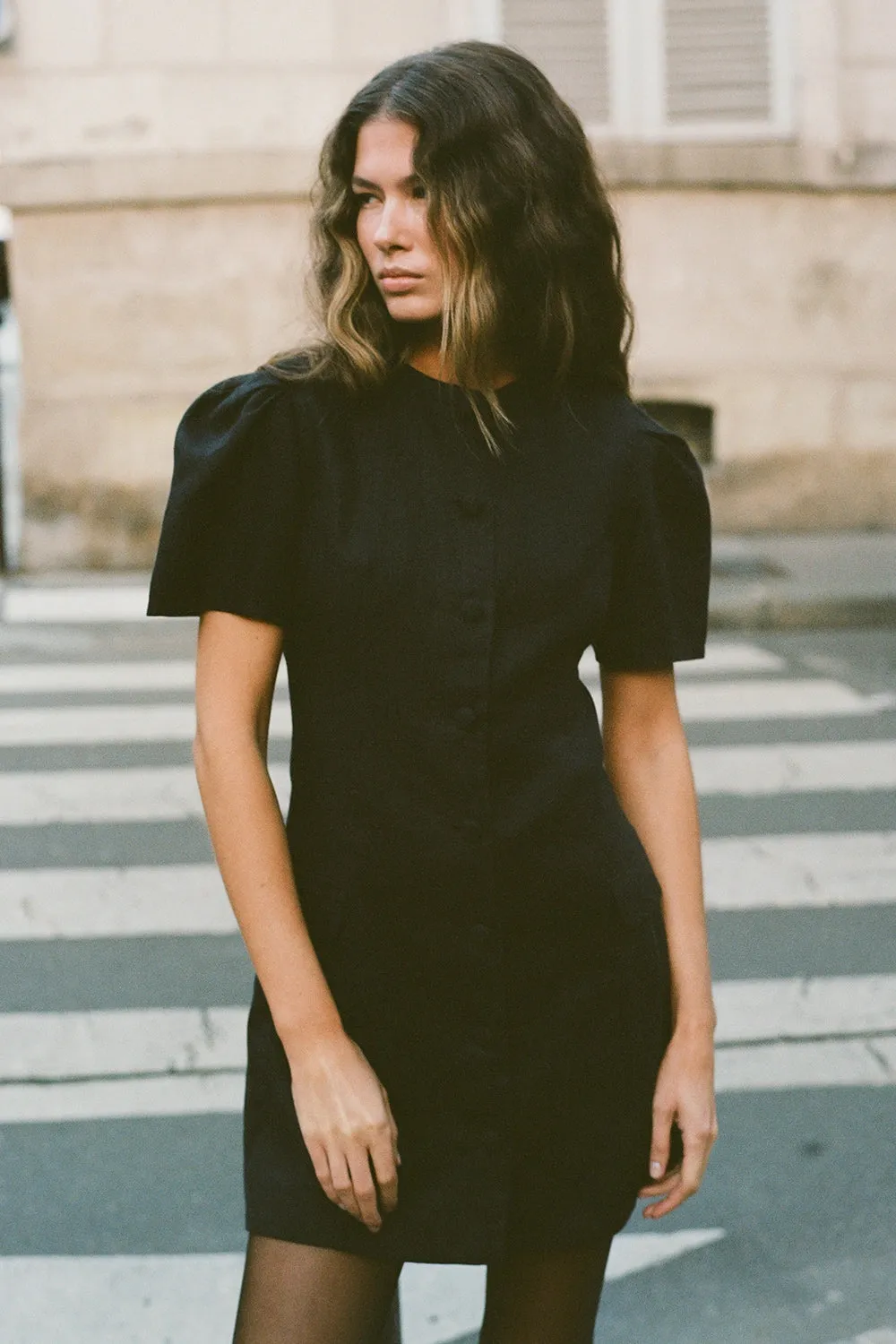 Emma Mini Dress Black - Final Sale sold by Faithfull the Brand product image thumbnail 2