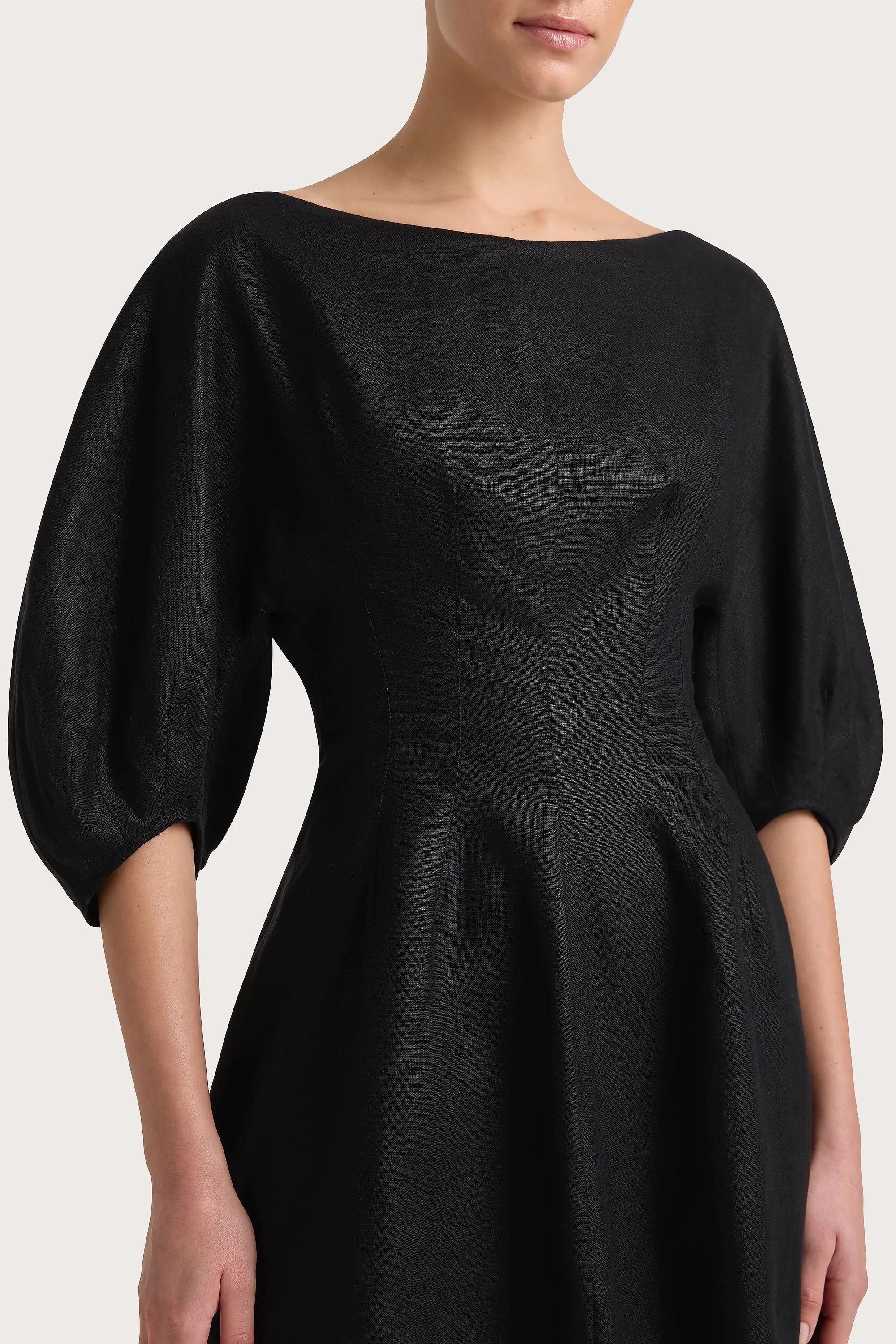 Lowen Mini Dress Black - Final Sale sold by Faithfull the Brand product image thumbnail 4