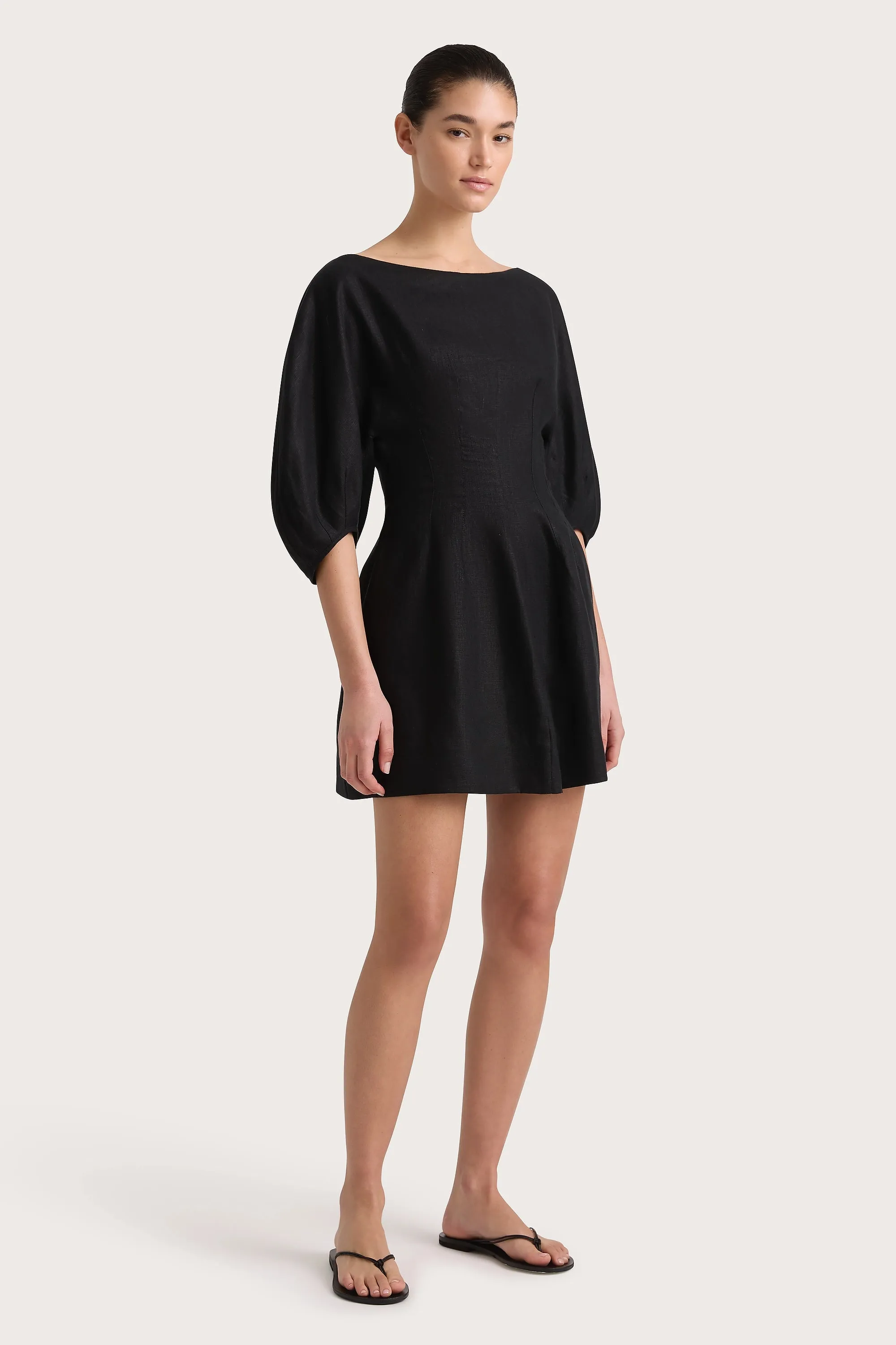 Lowen Mini Dress Black - Final Sale sold by Faithfull the Brand product image thumbnail 2