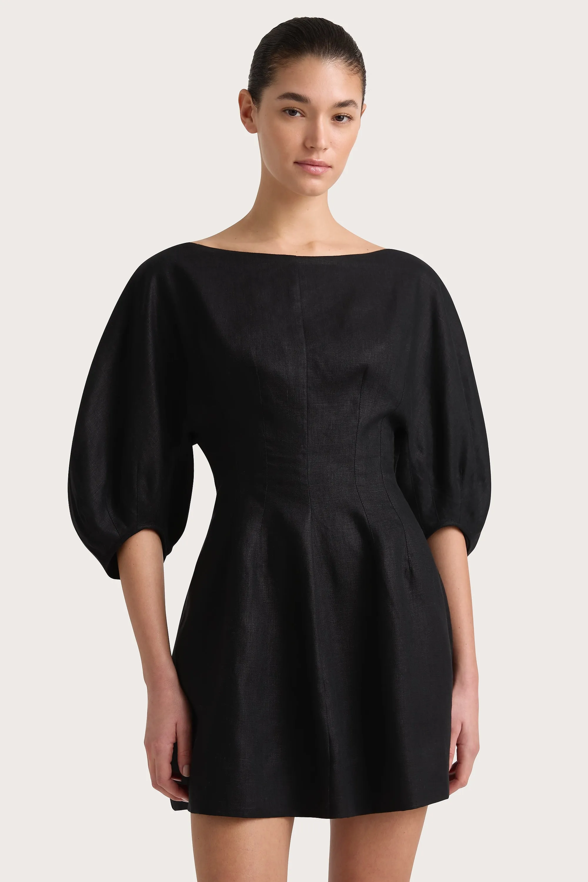 Lowen Mini Dress Black - Final Sale sold by Faithfull the Brand product image thumbnail 3