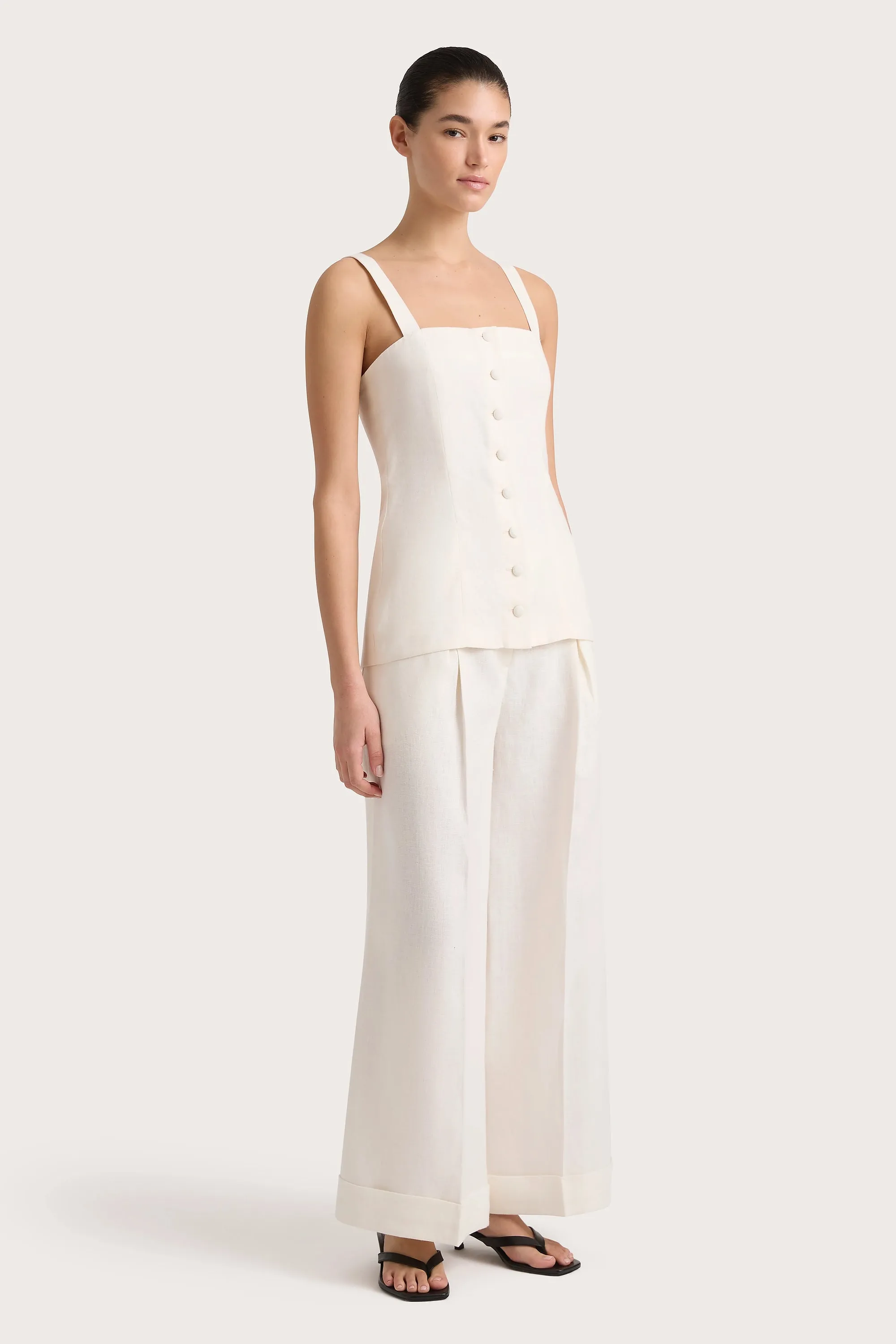 Corbiere Vest White - Final Sale sold by Faithfull the Brand product image thumbnail 4