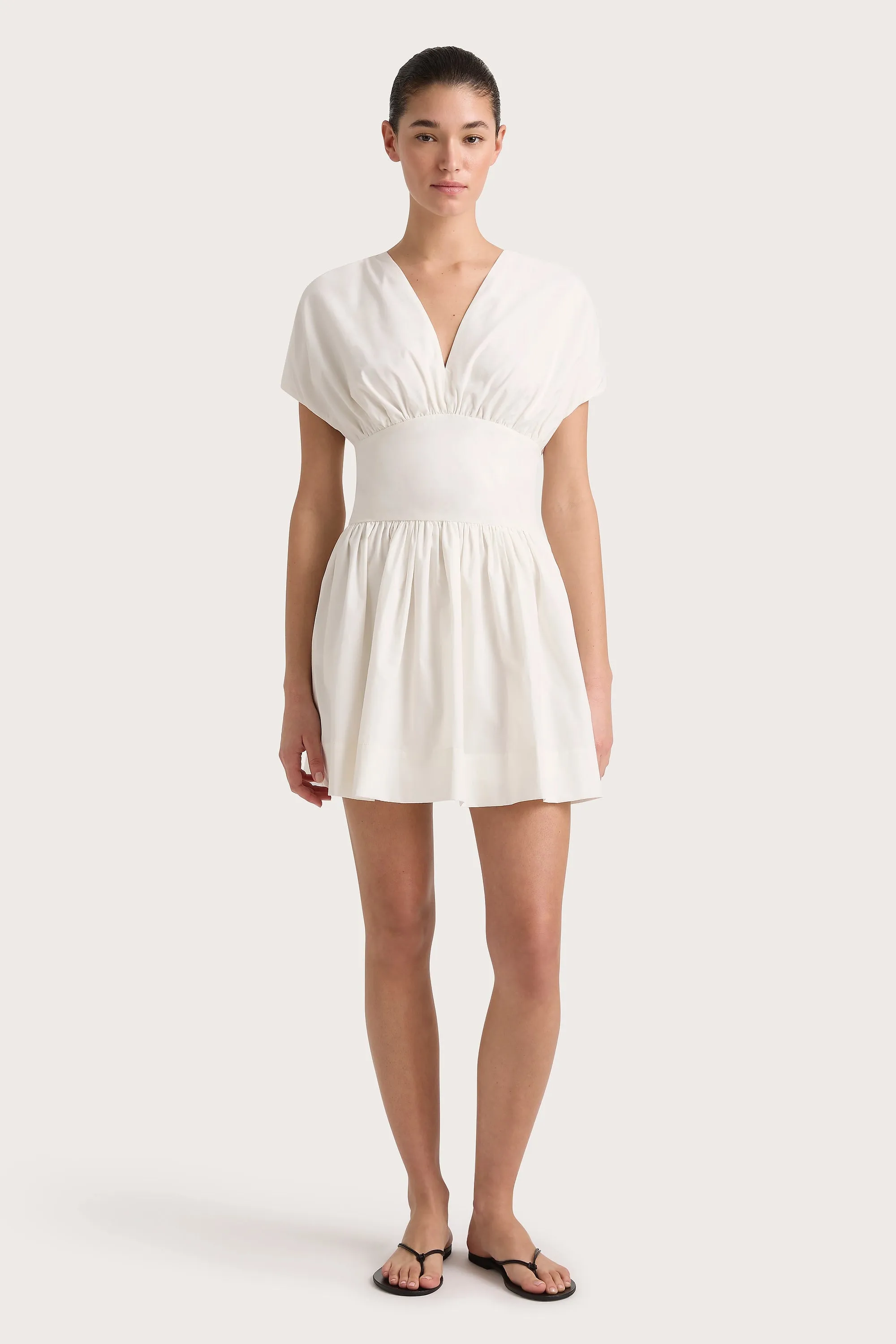 Auve Mini Dress White - Final Sale sold by Faithfull the Brand