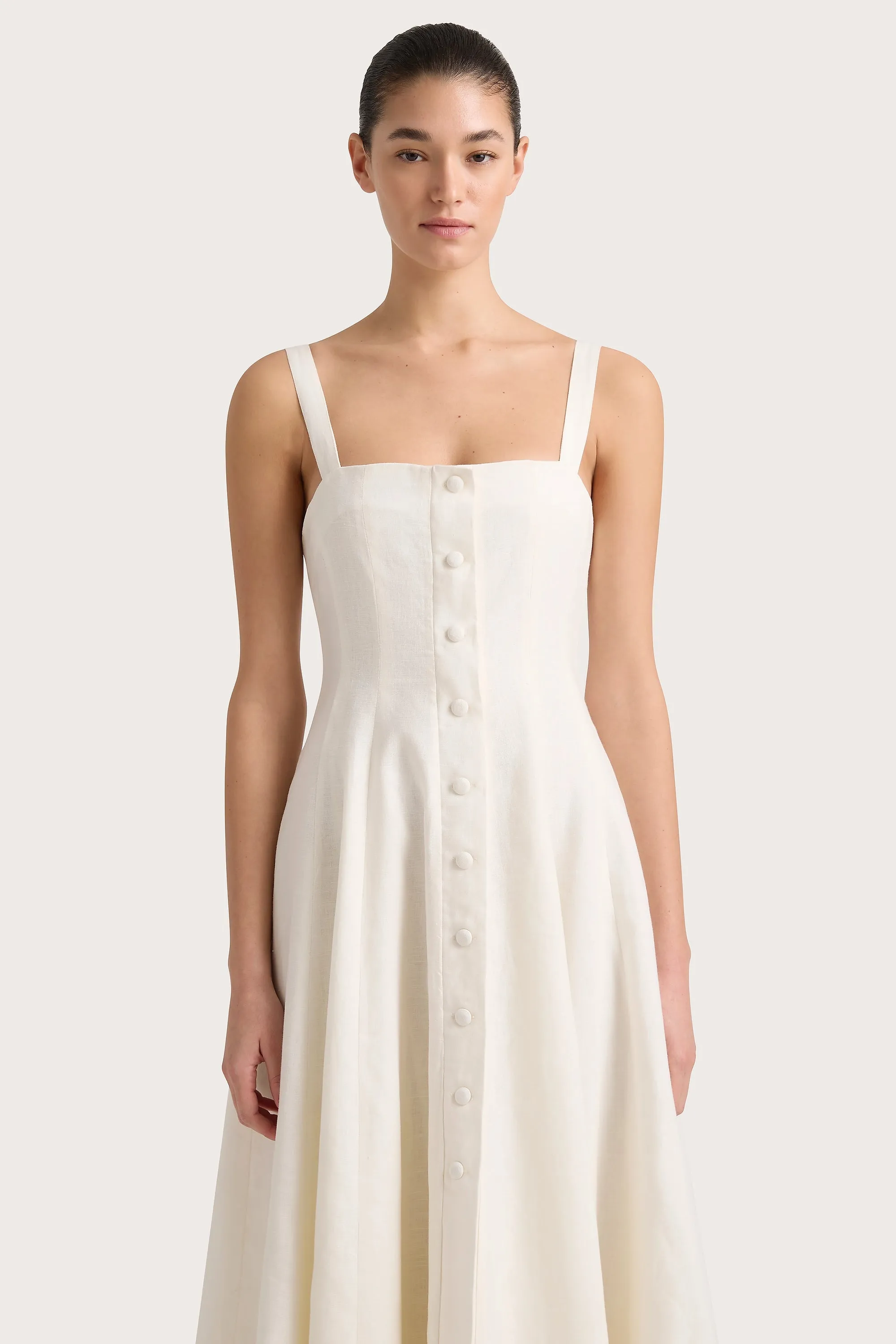 Corbiere Dress White - Final Sale sold by Faithfull the Brand product image thumbnail 2