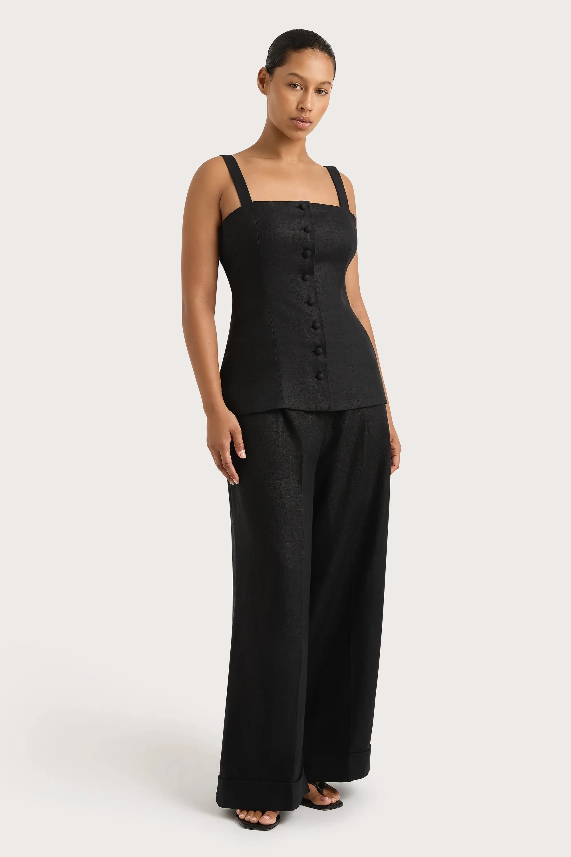 Clove Trouser Black - Final Sale sold by Faithfull the Brand product image thumbnail 2