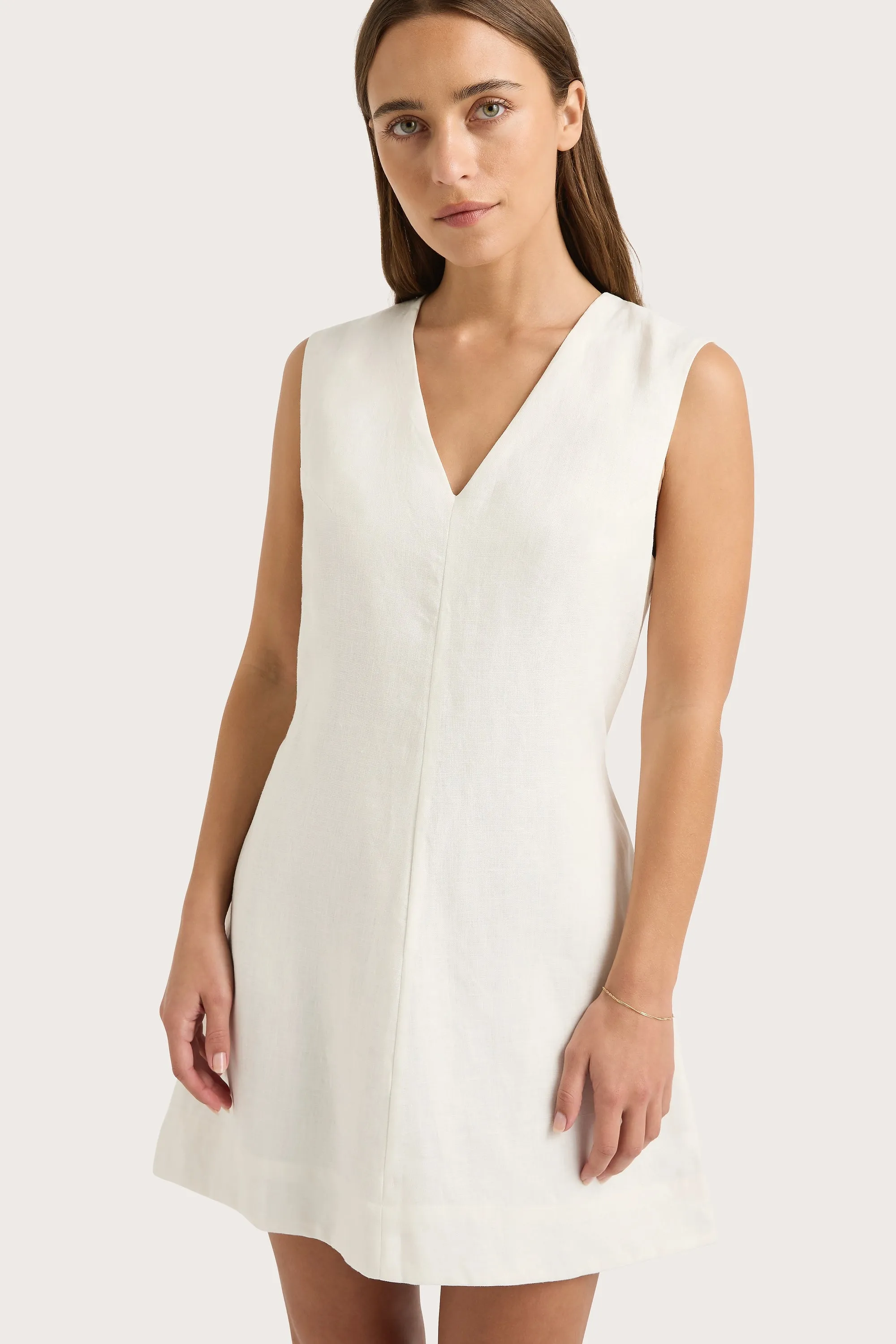 Daiane Mini Dress White - Final Sale sold by Faithfull the Brand product image thumbnail 2