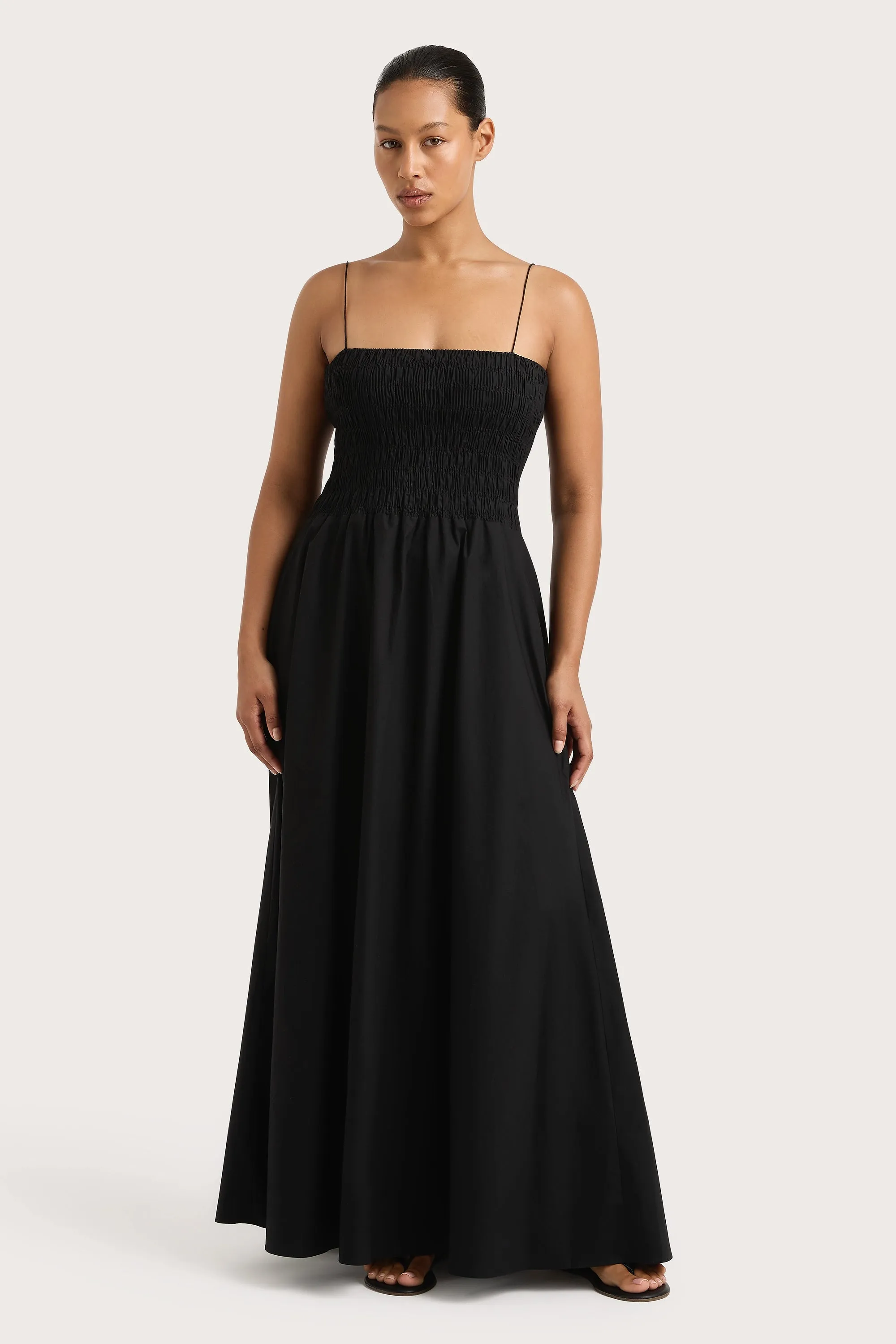 Antoine Maxi Dress Black sold by Faithfull the Brand