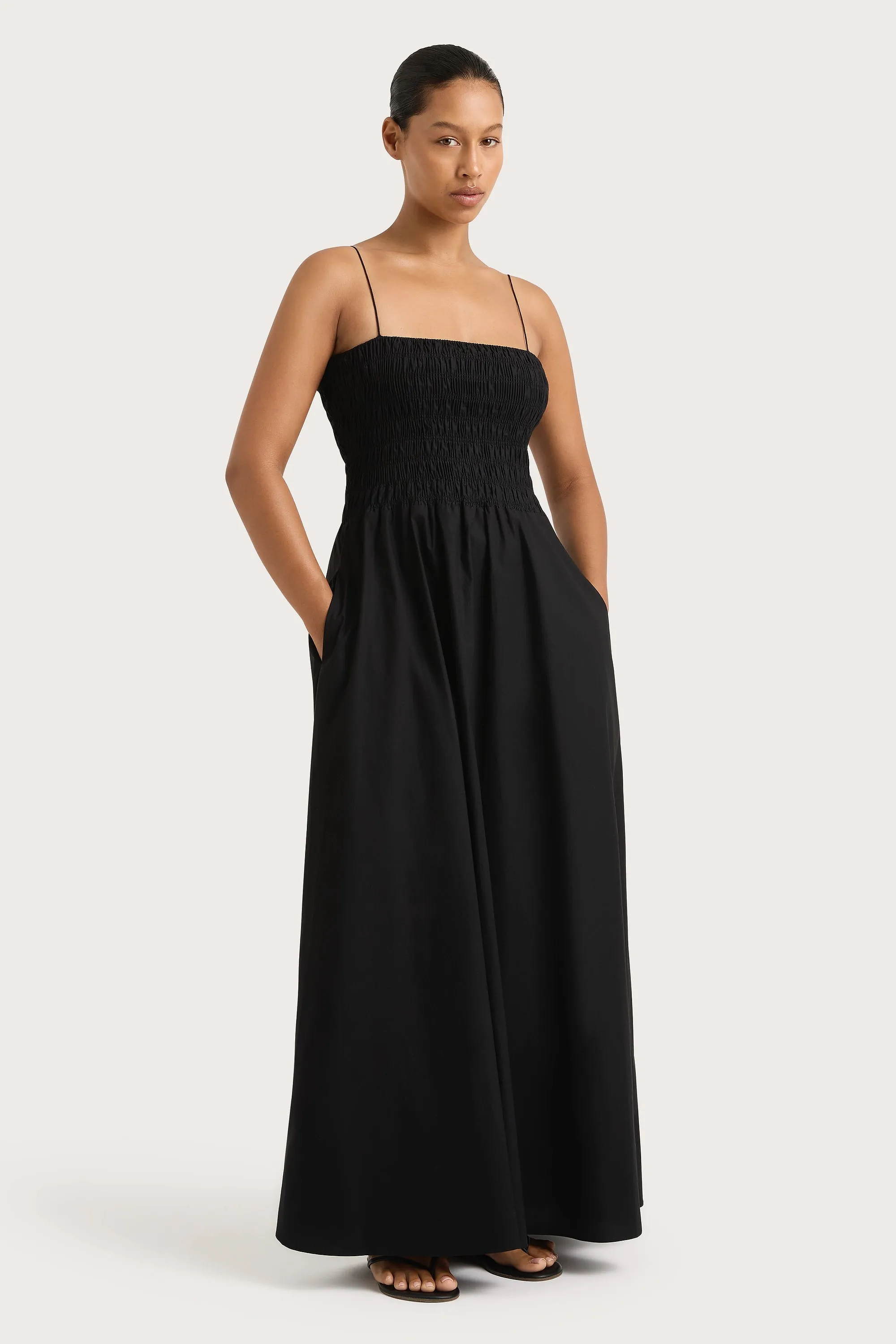 Antoine Maxi Dress Black sold by Faithfull the Brand product image thumbnail 3