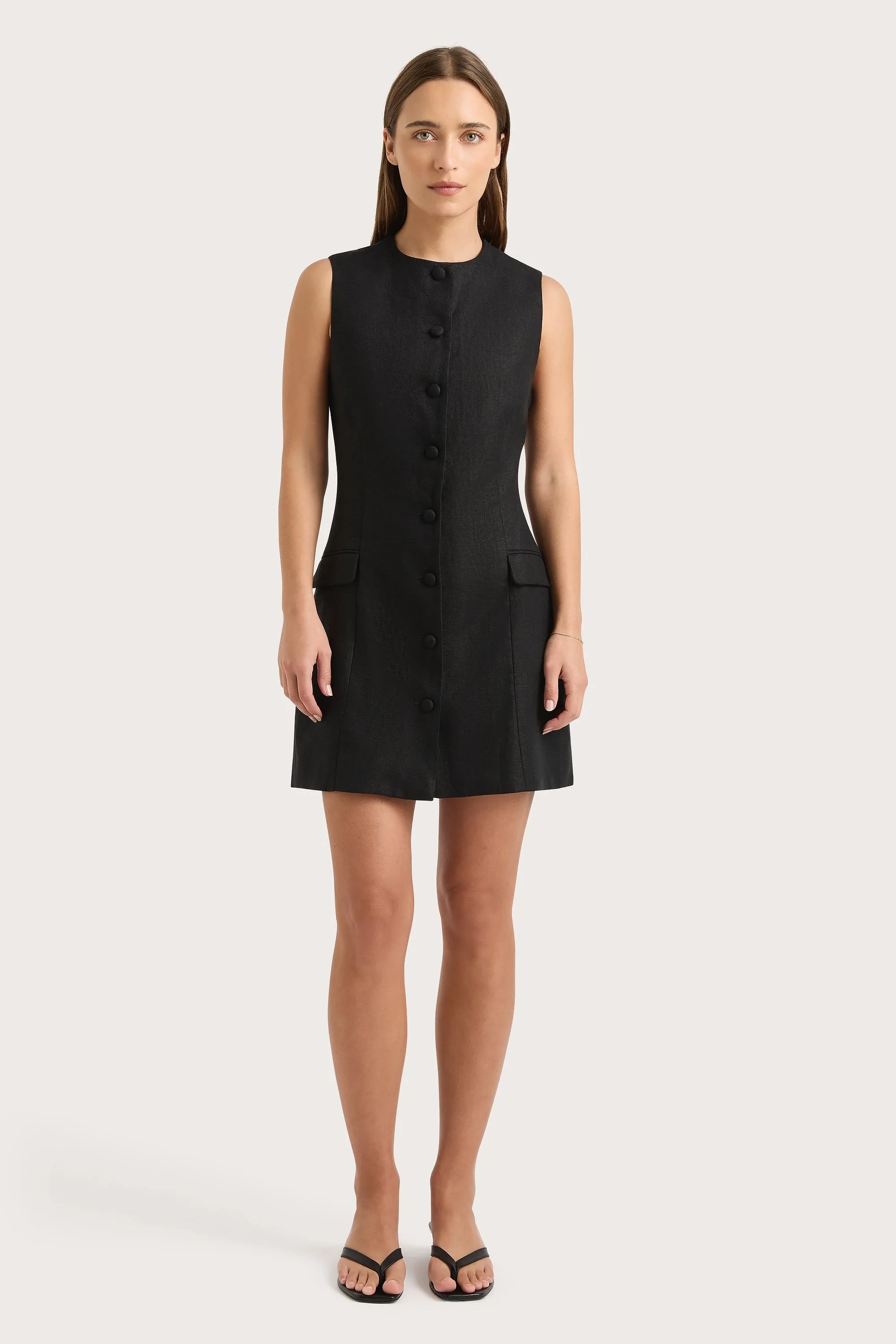 Jane Mini Dress Black - Final Sale sold by Faithfull the Brand