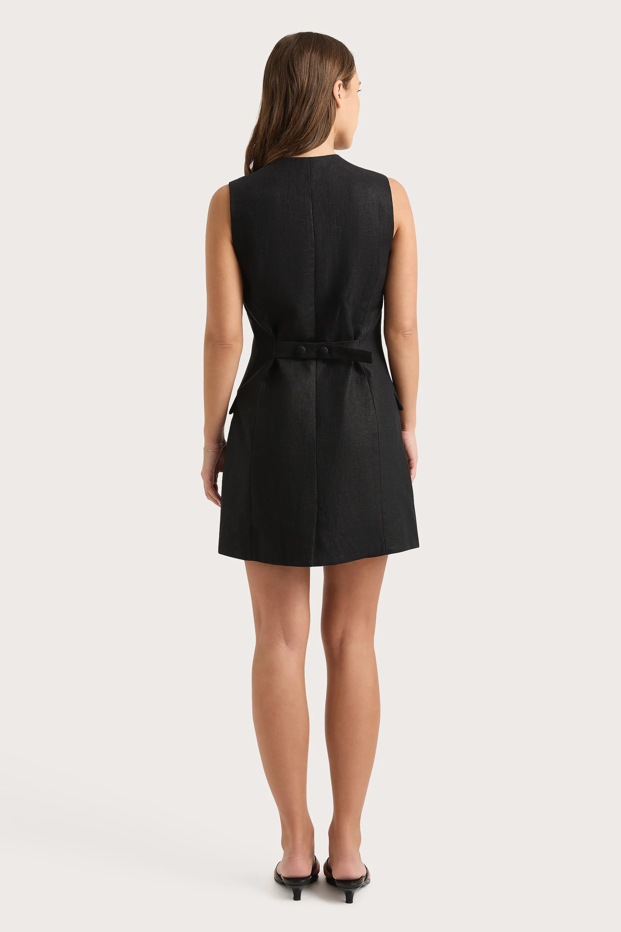Jane Mini Dress Black - Final Sale sold by Faithfull the Brand product image thumbnail 5
