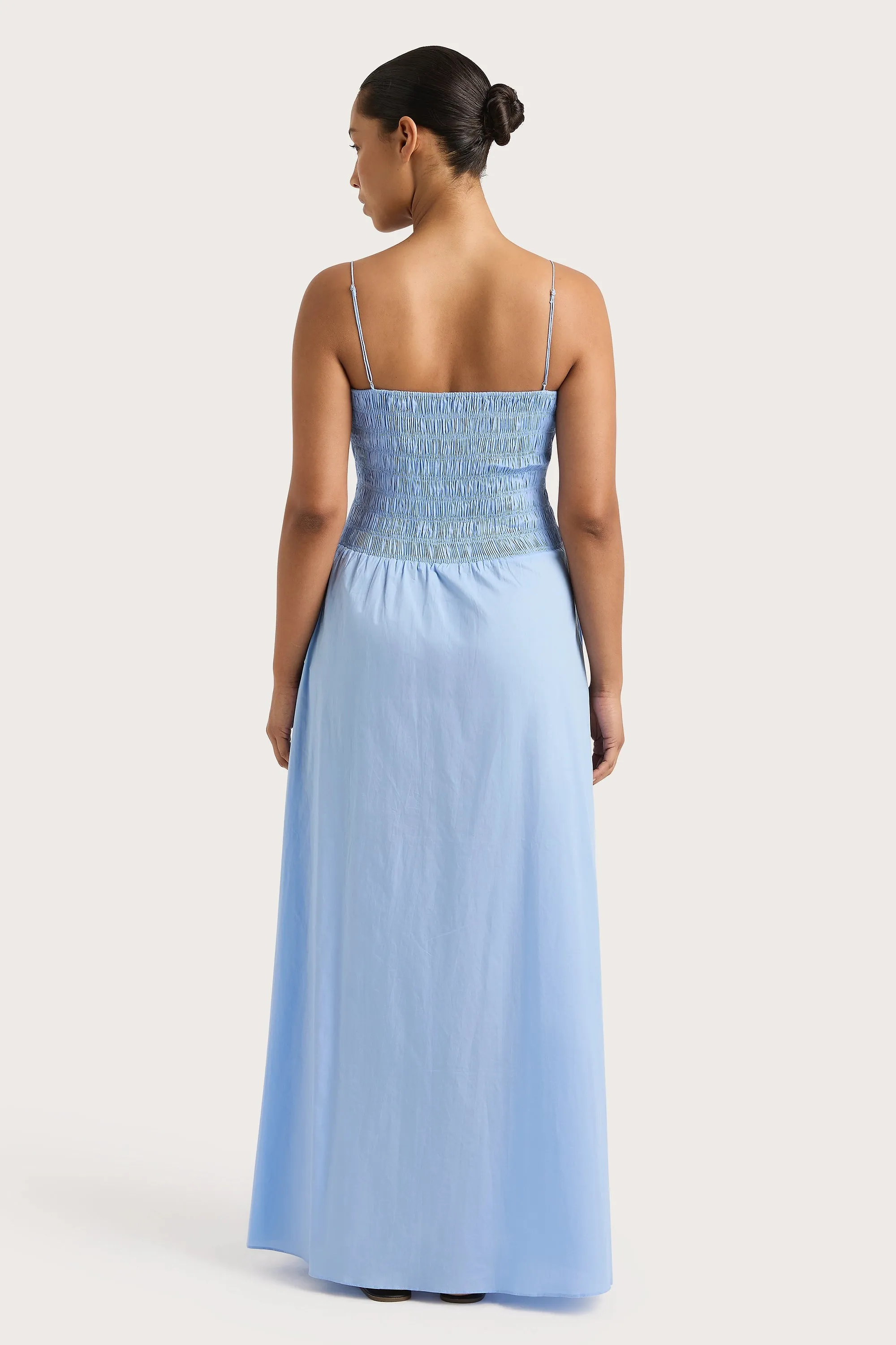 Antoine Maxi Dress Mid Blue sold by Faithfull the Brand product image thumbnail 4
