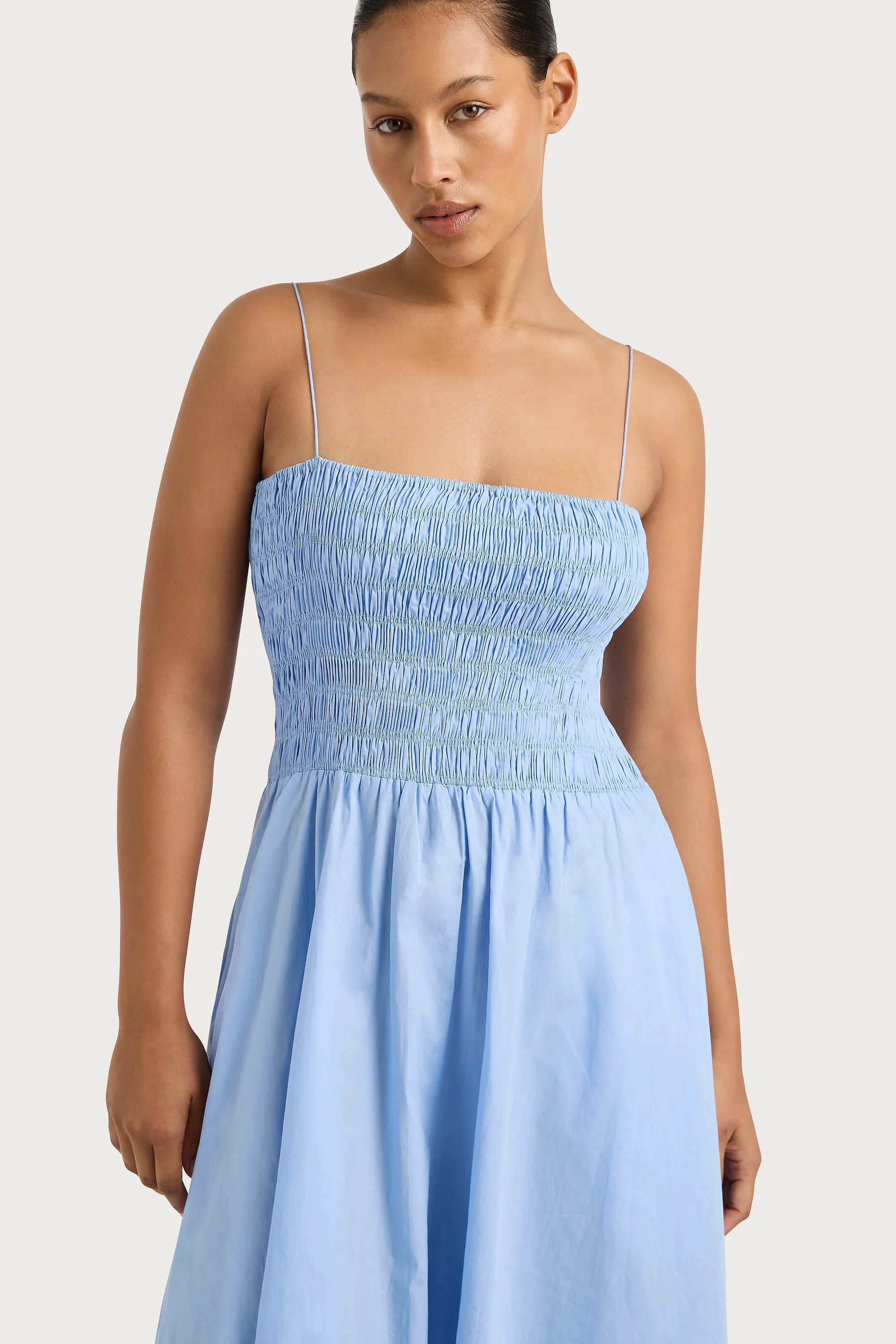 Antoine Maxi Dress Mid Blue sold by Faithfull the Brand product image thumbnail 2