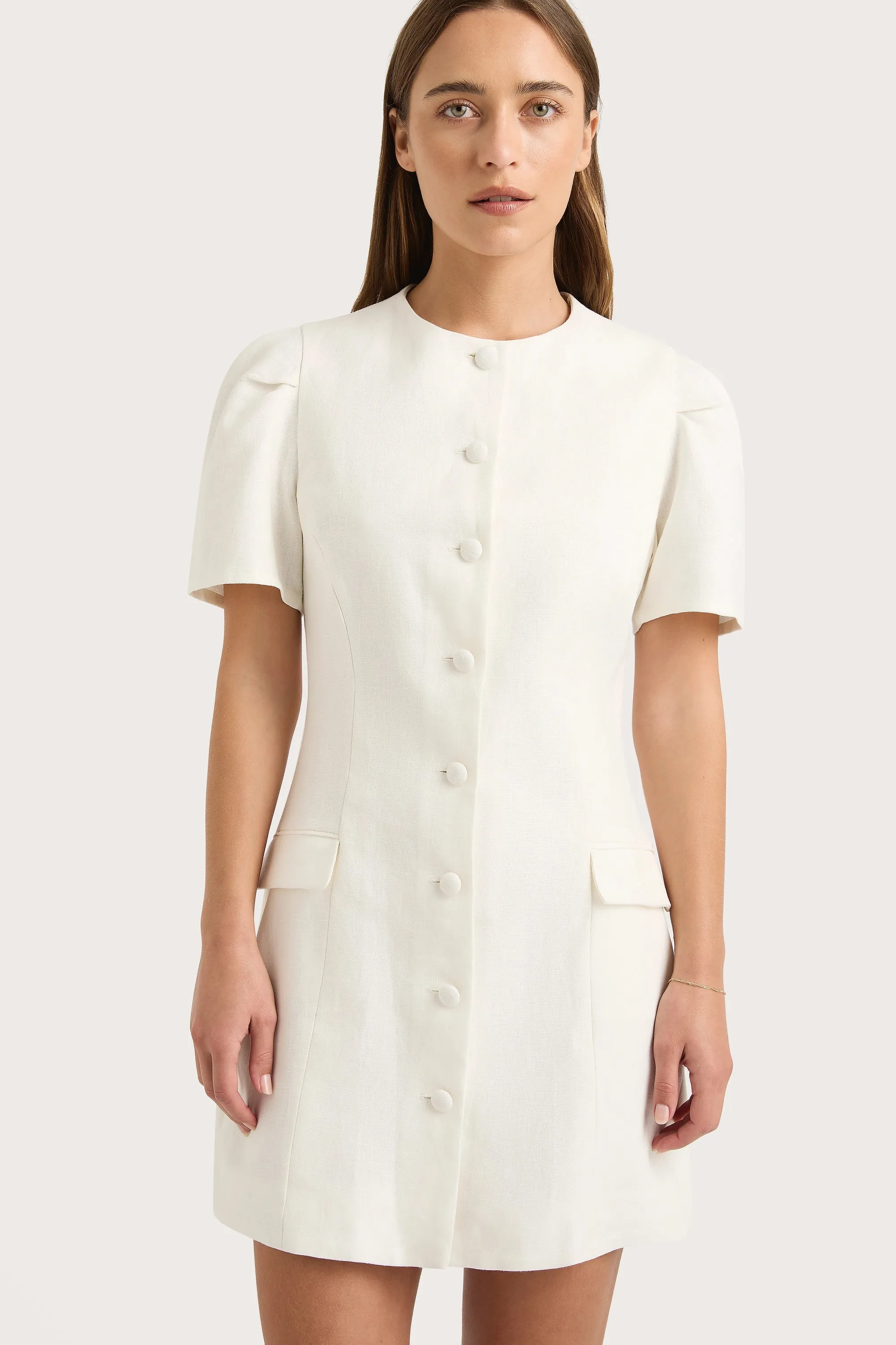 Emma Mini Dress White - Final Sale sold by Faithfull the Brand product image thumbnail 2