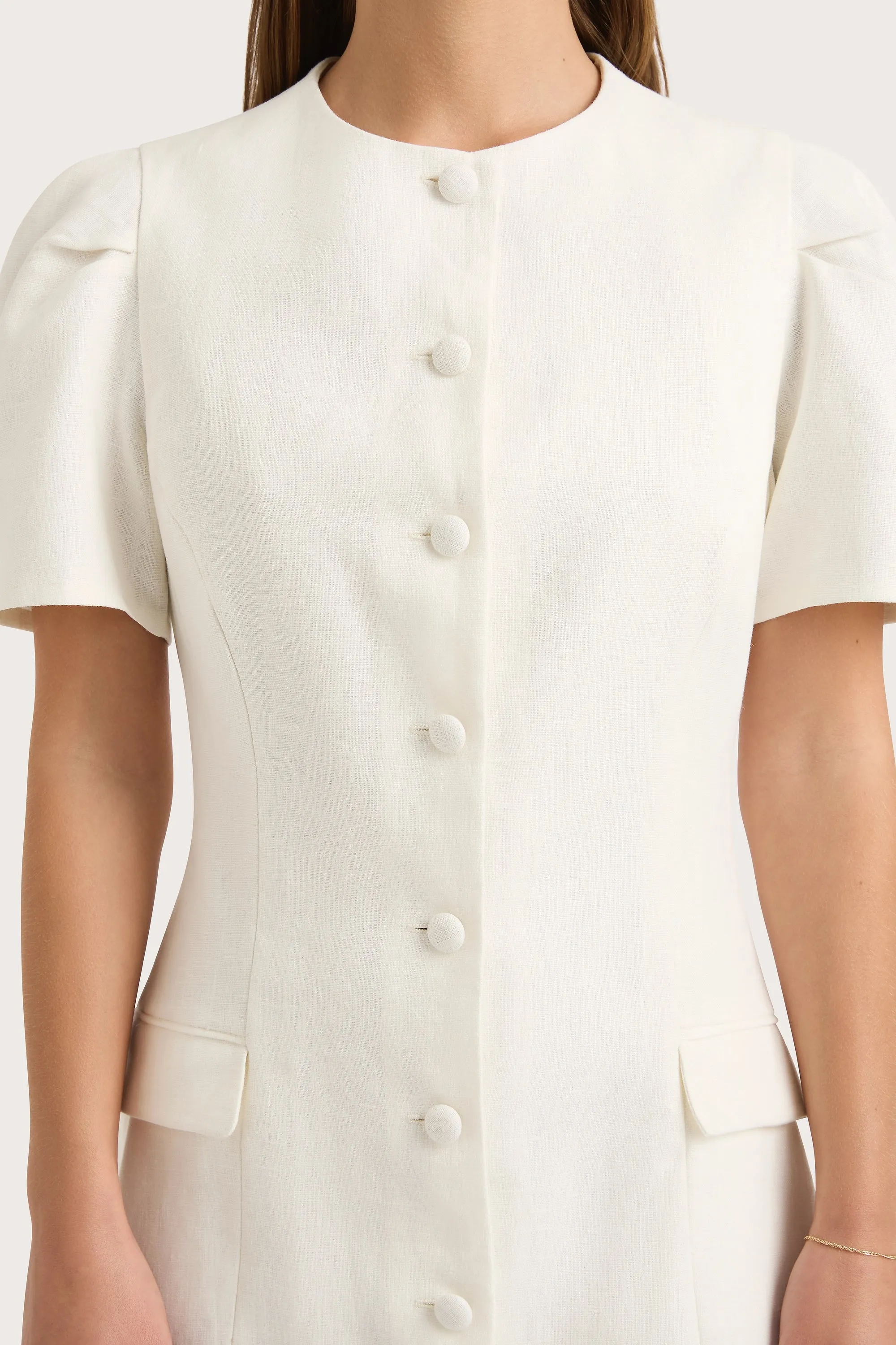 Emma Mini Dress White - Final Sale sold by Faithfull the Brand product image thumbnail 5