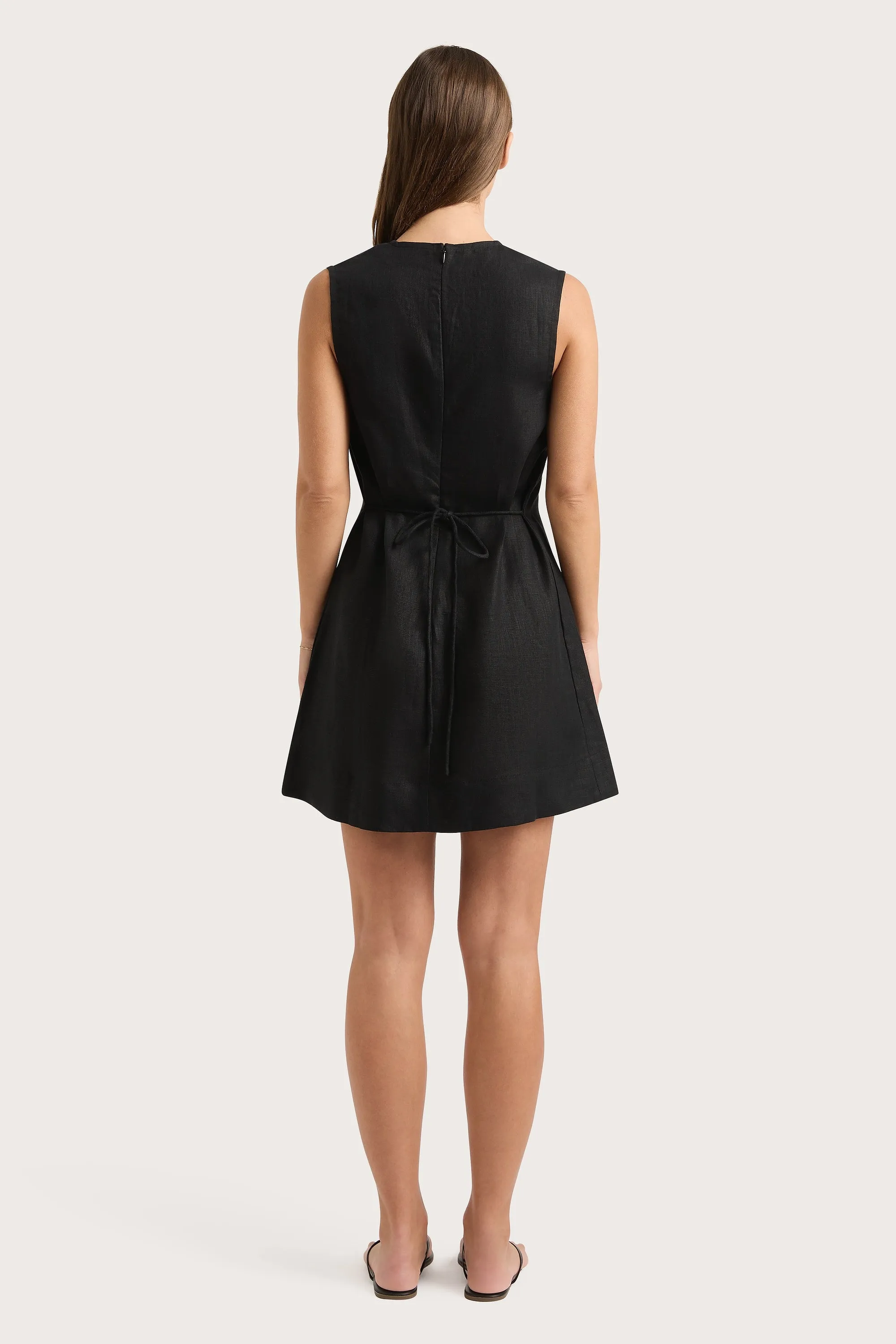 Daiane Mini Dress Black - Final Sale sold by Faithfull the Brand product image thumbnail 4