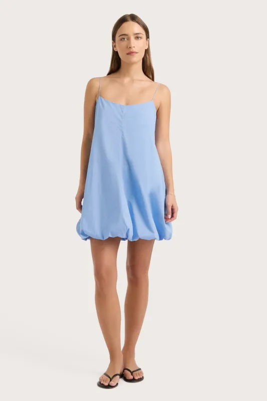 Anais Mini Dress Mid Blue sold by Faithfull the Brand