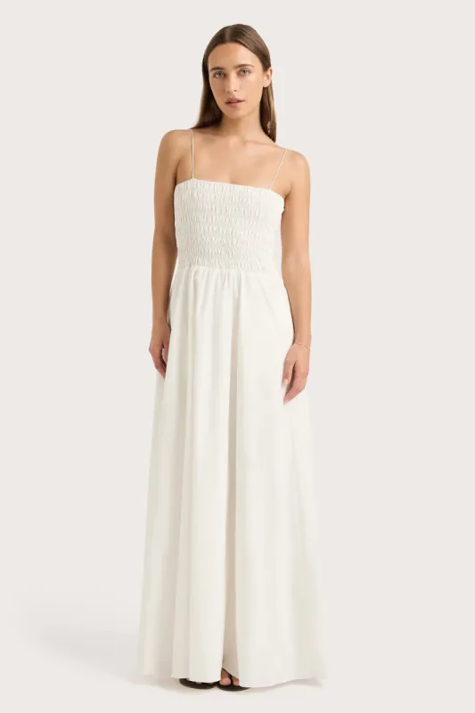 Antoine Maxi Dress White sold by Faithfull the Brand
