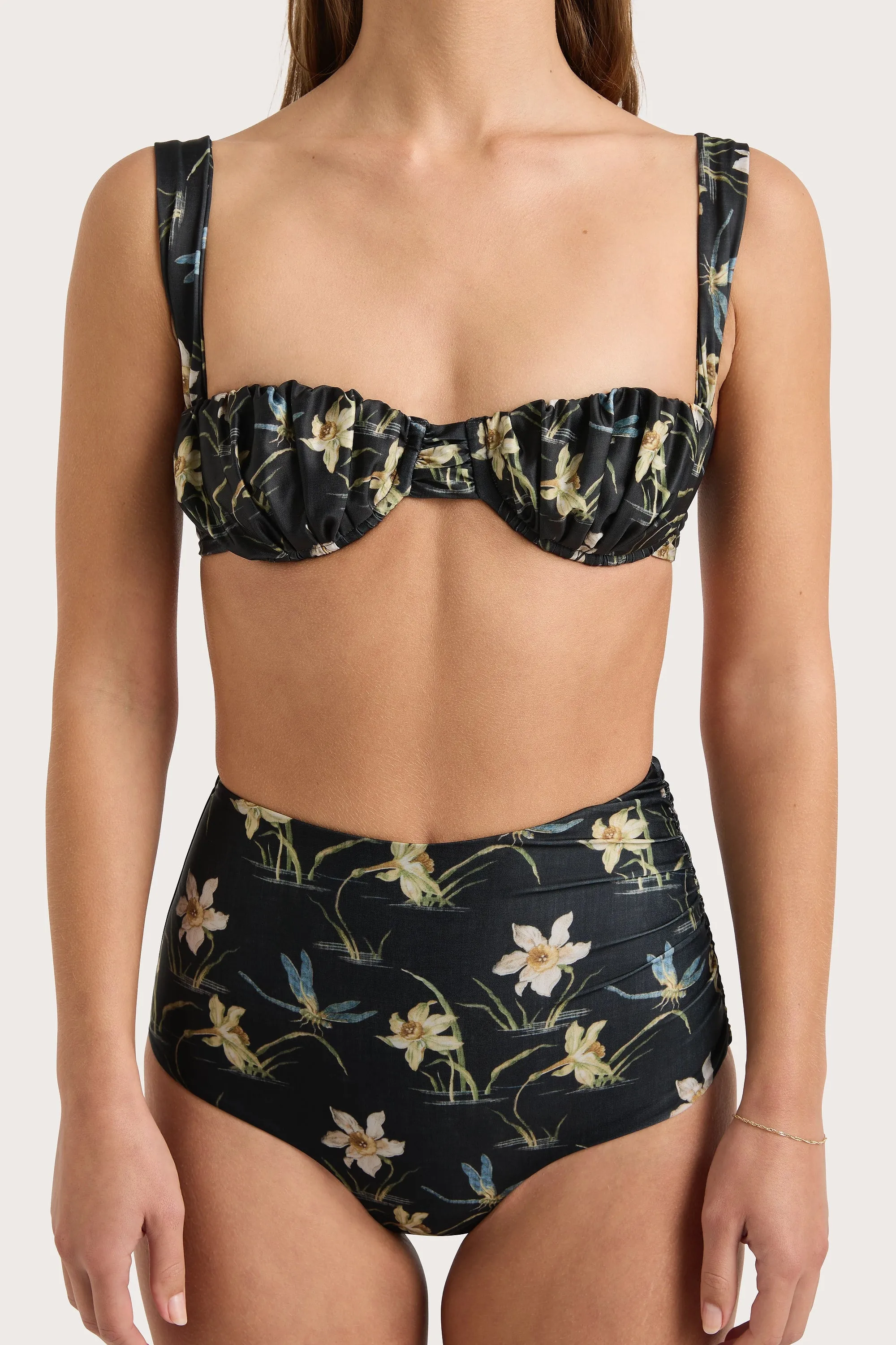 Emily Bikini Top Daffodil Print - Final Sale sold by Faithfull the Brand product image thumbnail 5
