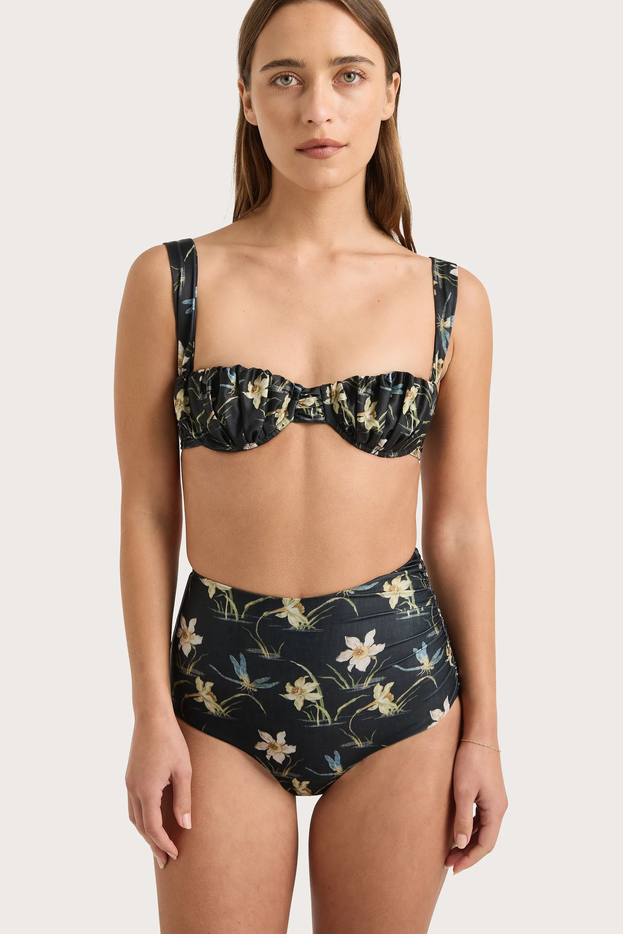 Emily Bikini Top Daffodil Print - Final Sale sold by Faithfull the Brand product image thumbnail 2