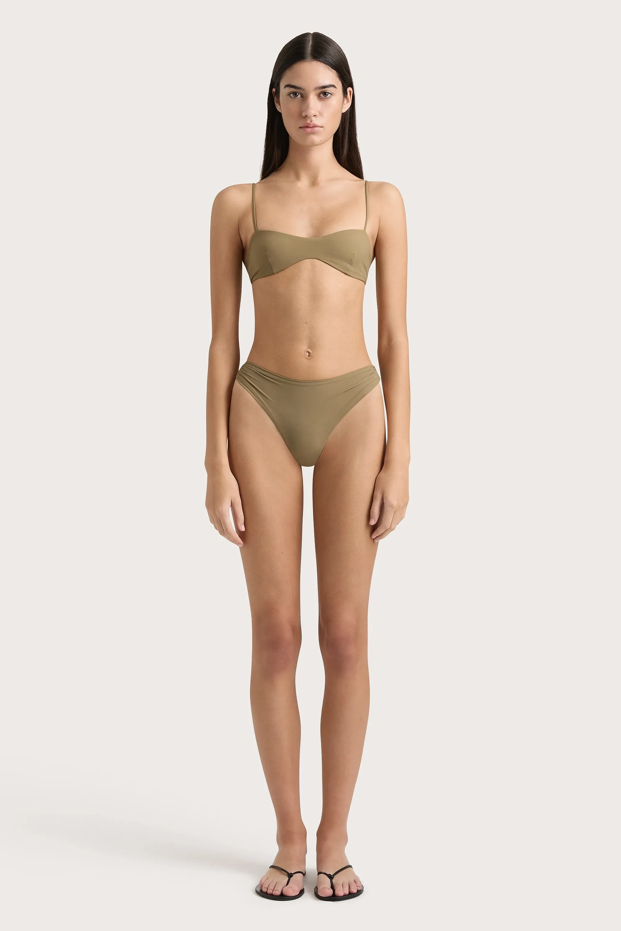 Henni Bikini Bottom Khaki - Final Sale sold by Faithfull the Brand