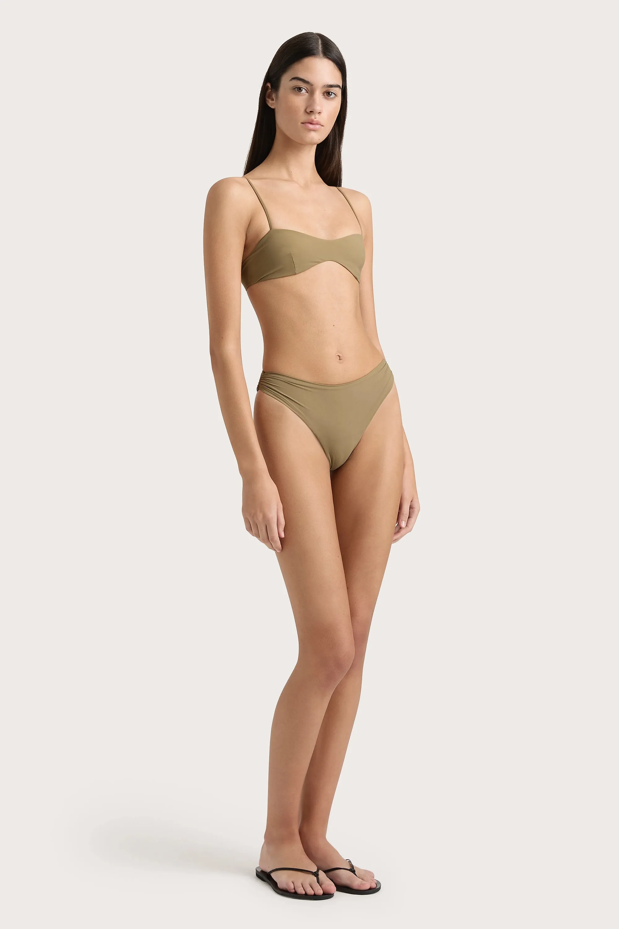Henni Bikini Bottom Khaki - Final Sale sold by Faithfull the Brand product image thumbnail 3