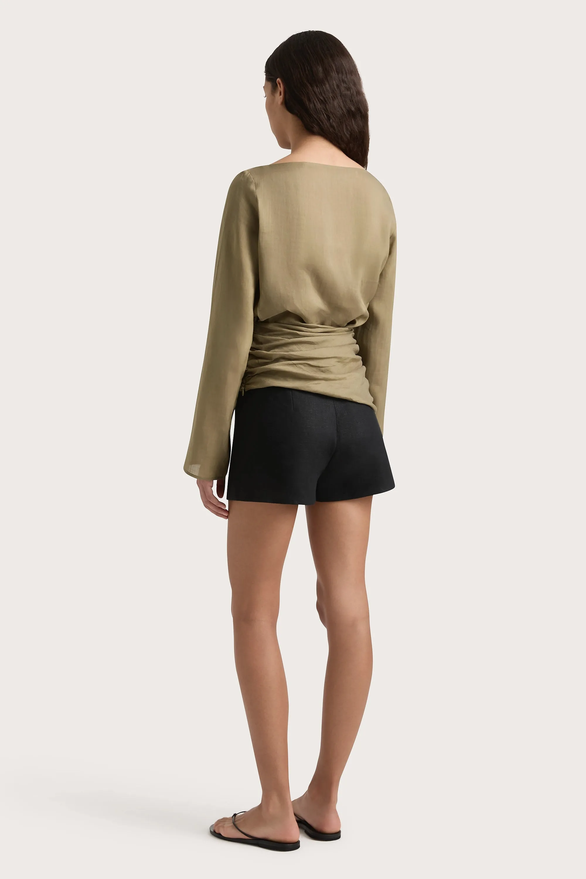 Adelia Top Khaki - Final Sale sold by Faithfull the Brand product image thumbnail 5